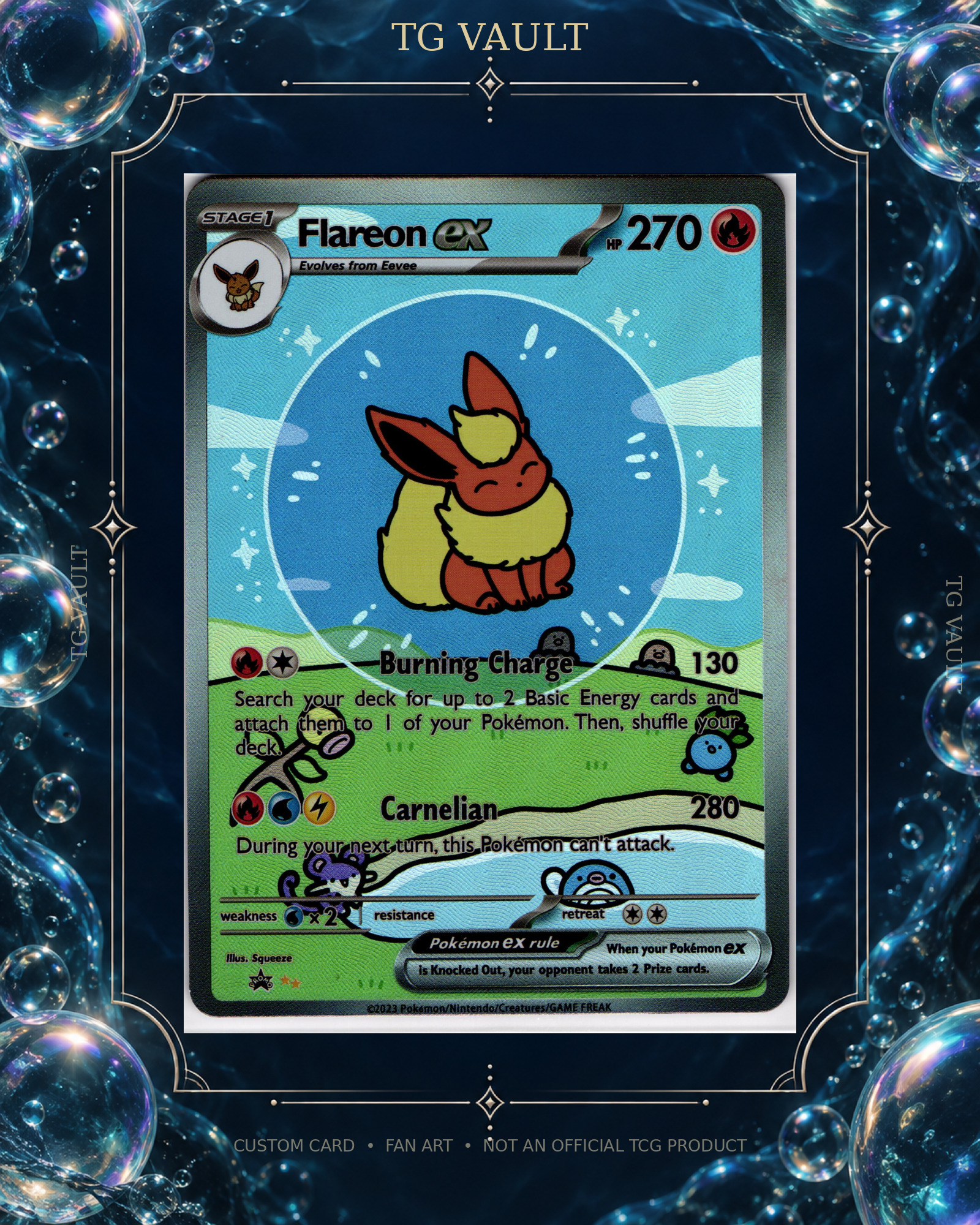 FLAREON – BUBBLE FLAREON – BUBBLE – verfügbar bei TG Vault