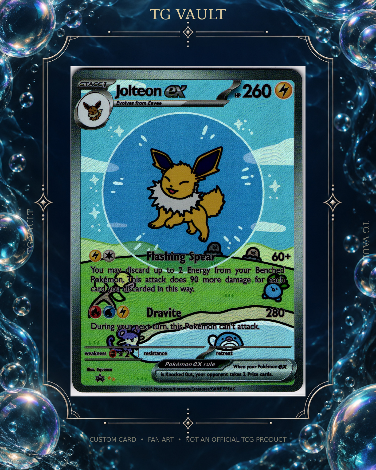 JOLTEON – BUBBLE JOLTEON – BUBBLE – verfügbar bei TG Vault