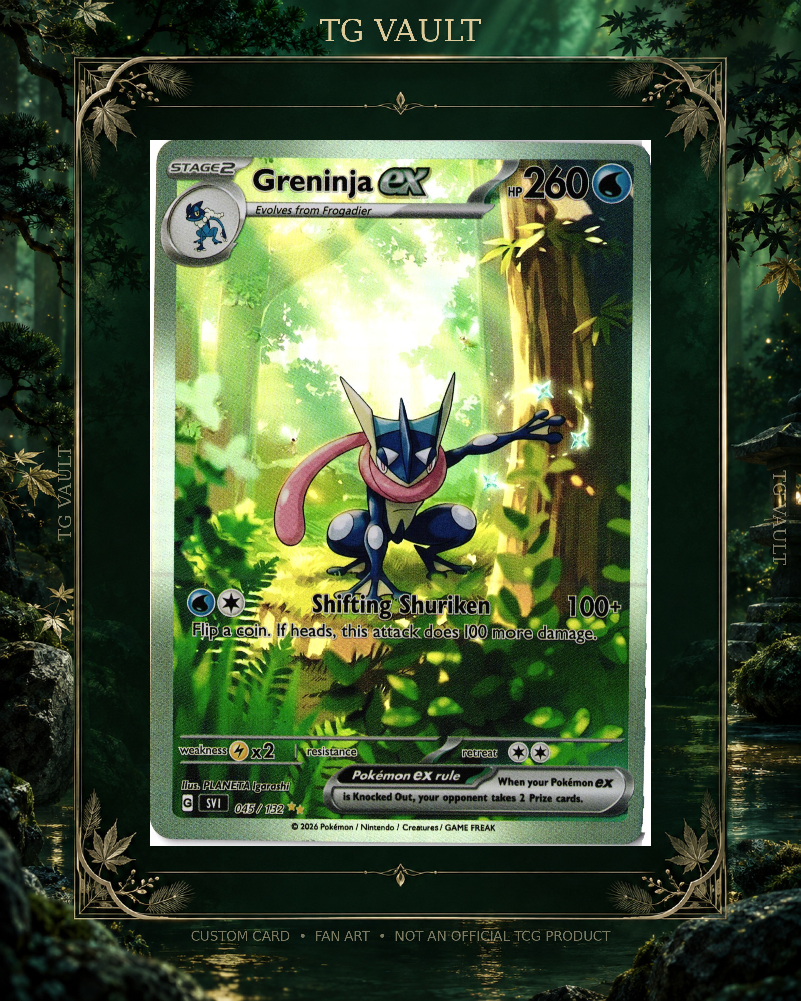 GRENINJA – TREE SERIES CUSTOM GRENINJA – TREE SERIES CUSTOM – verfügbar bei TG Vault