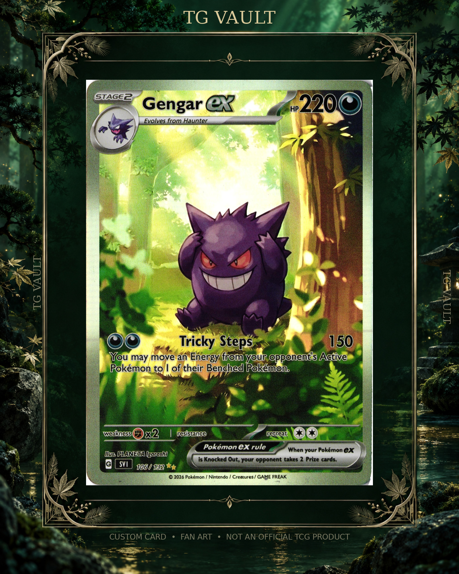 GENGAR – TREE SERIES CUSTOM GENGAR – TREE SERIES CUSTOM – verfügbar bei TG Vault