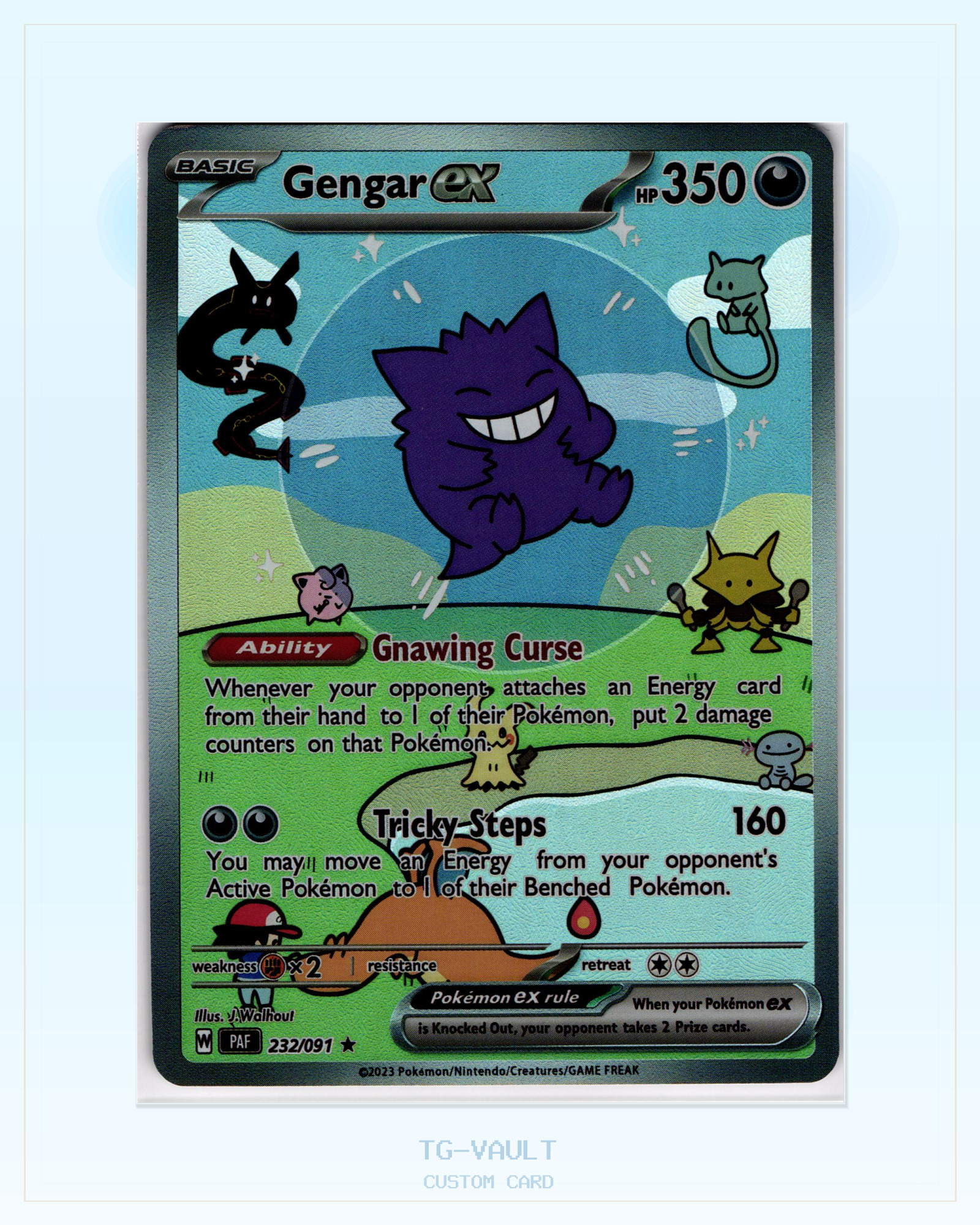 GENGAR – BUBBLE – Custom Card Fan-Art