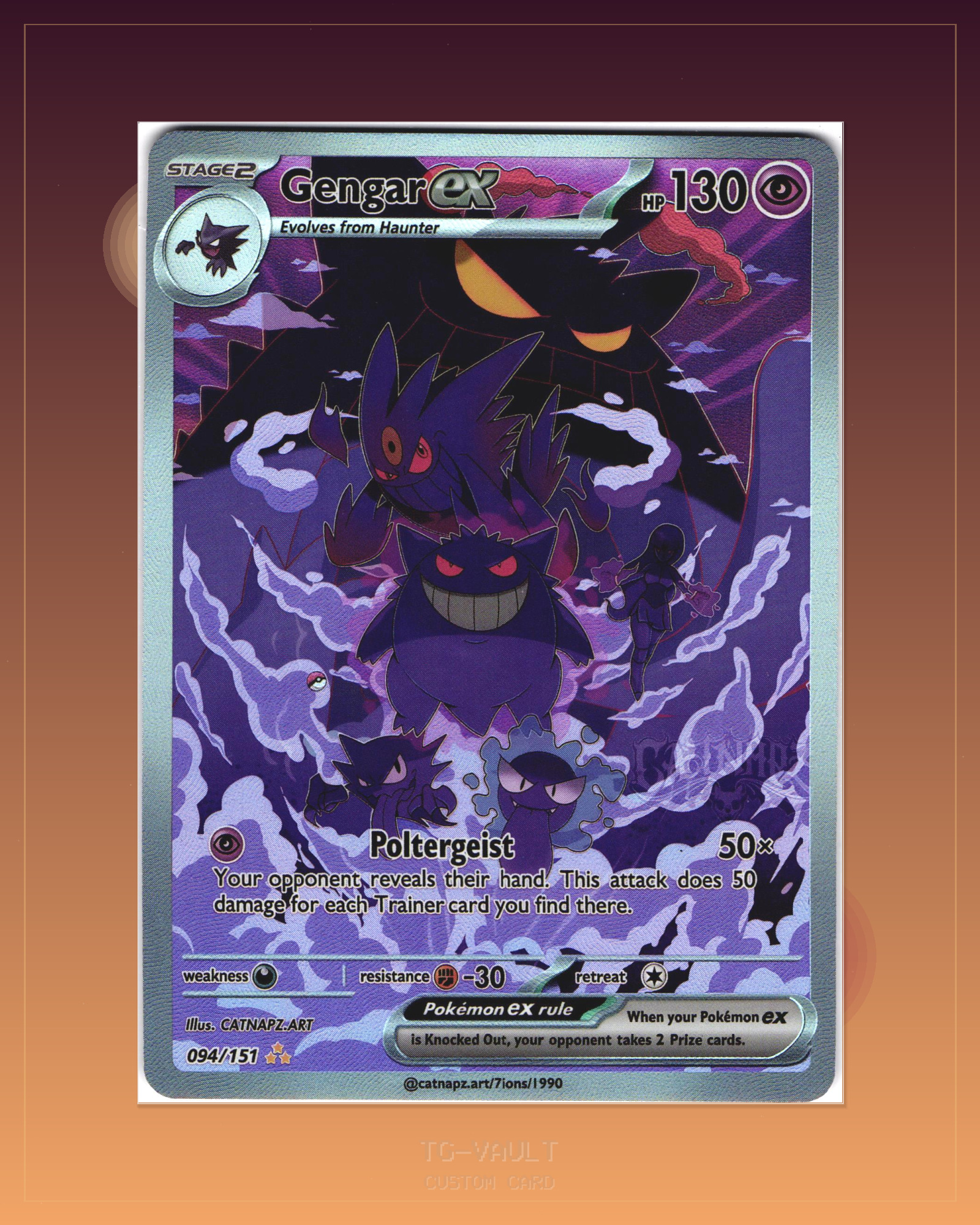 GENGAR – ENTWICKLUNGEN – Custom Card Fan-Art