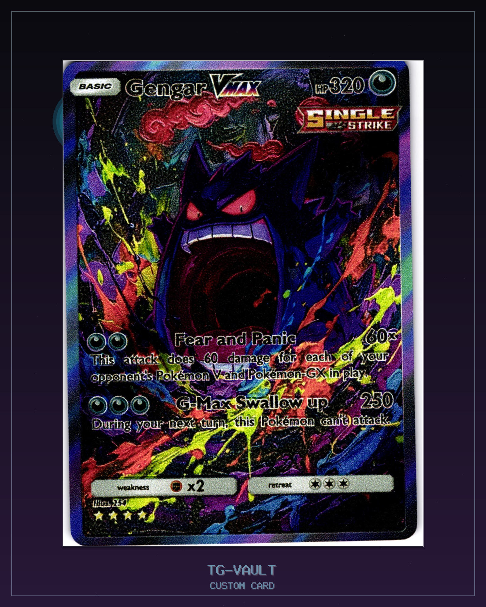 GENGAR – GRAFFITI – Custom Card Fan-Art