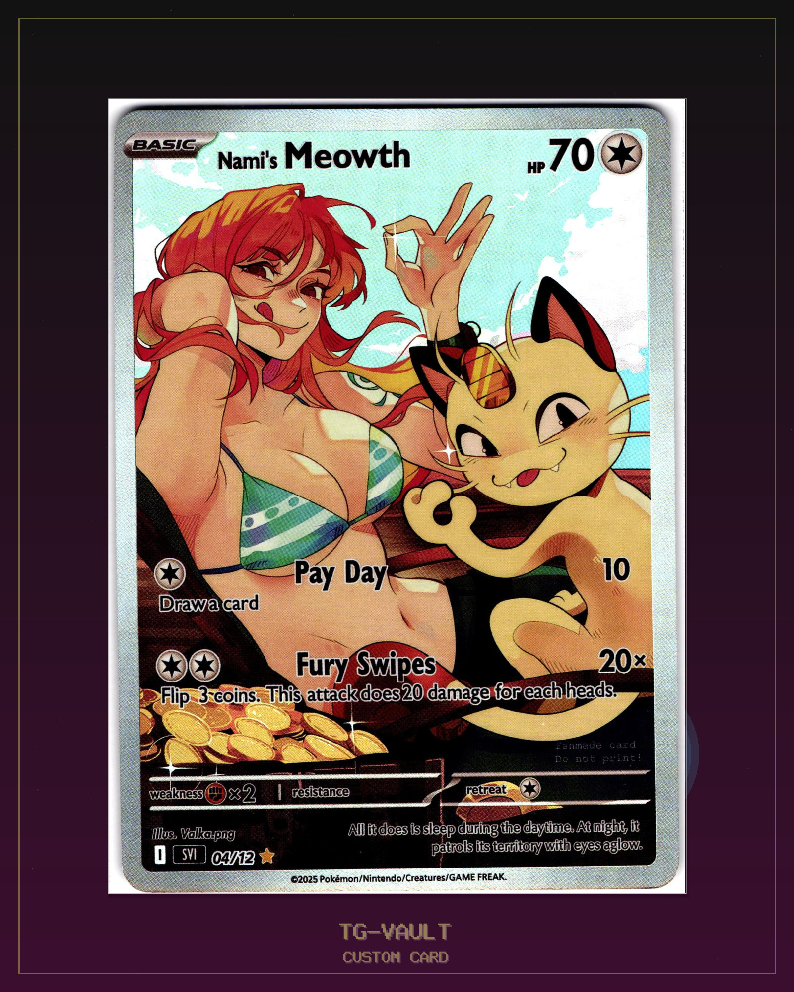 NAMI`S-MEOWTH – ONEPIECE-X-POKEMON NAMI`S-MEOWTH – ONEPIECE-X-POKEMON – verfügbar bei TG Vault