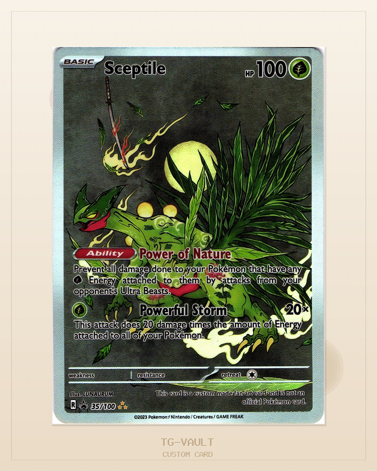 SCEPTILE – JAPANESE ARTWORK SCEPTILE – JAPANESE ARTWORK – verfügbar bei TG Vault