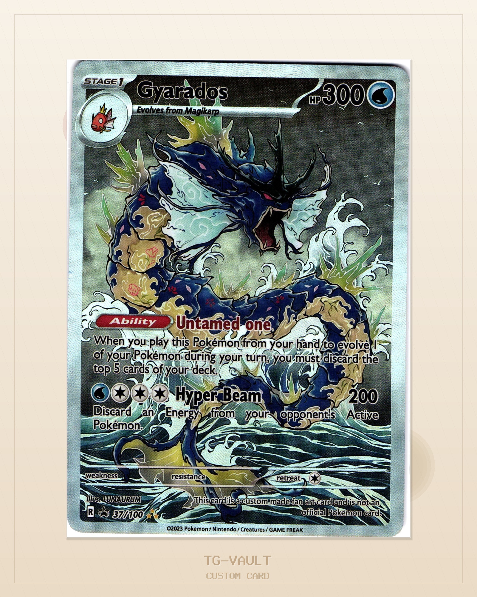GYARADOS – JAPANESE ARTWORK GYARADOS – JAPANESE ARTWORK – verfügbar bei TG Vault