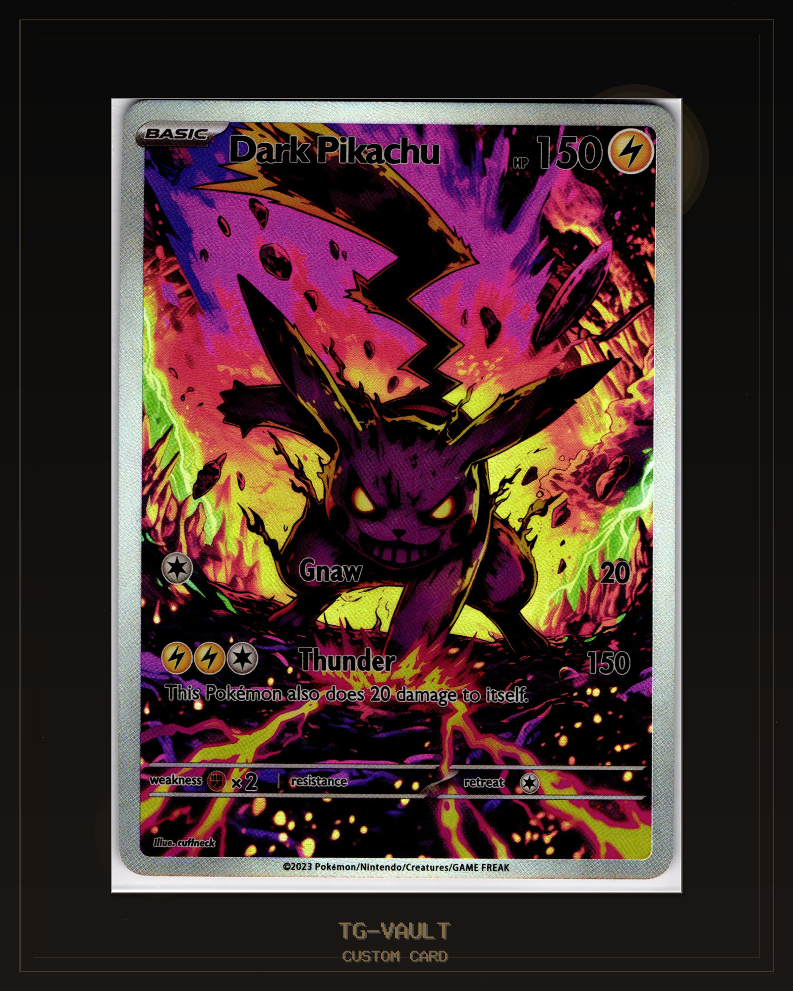DARK-PIKACHU – DARK SERIES DARK-PIKACHU – DARK SERIES – verfügbar bei TG Vault