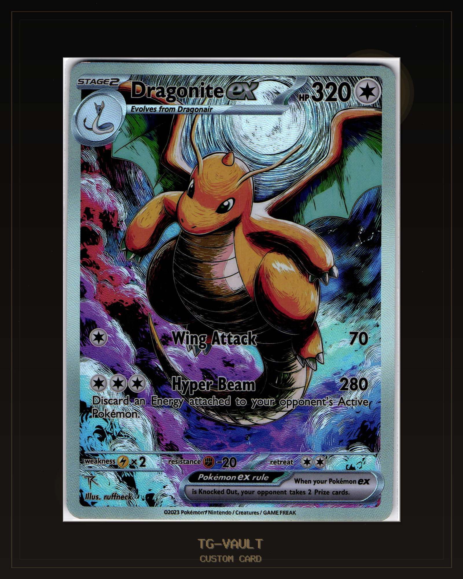 DRAGONITE-EX – DARK SERIES DRAGONITE-EX – DARK SERIES – verfügbar bei TG Vault