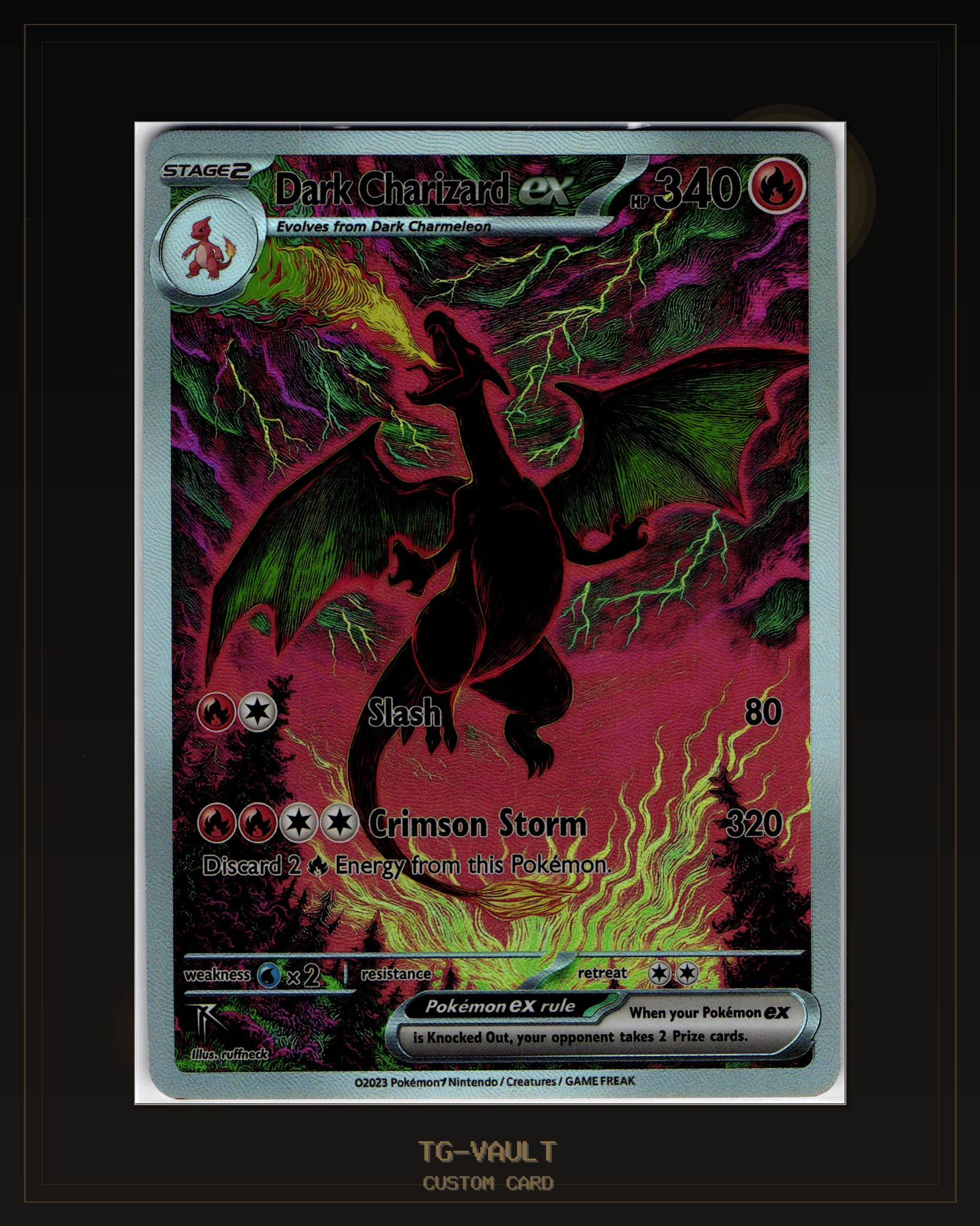 DARK-CHARIZARD – DARK SERIES DARK-CHARIZARD – DARK SERIES – verfügbar bei TG Vault