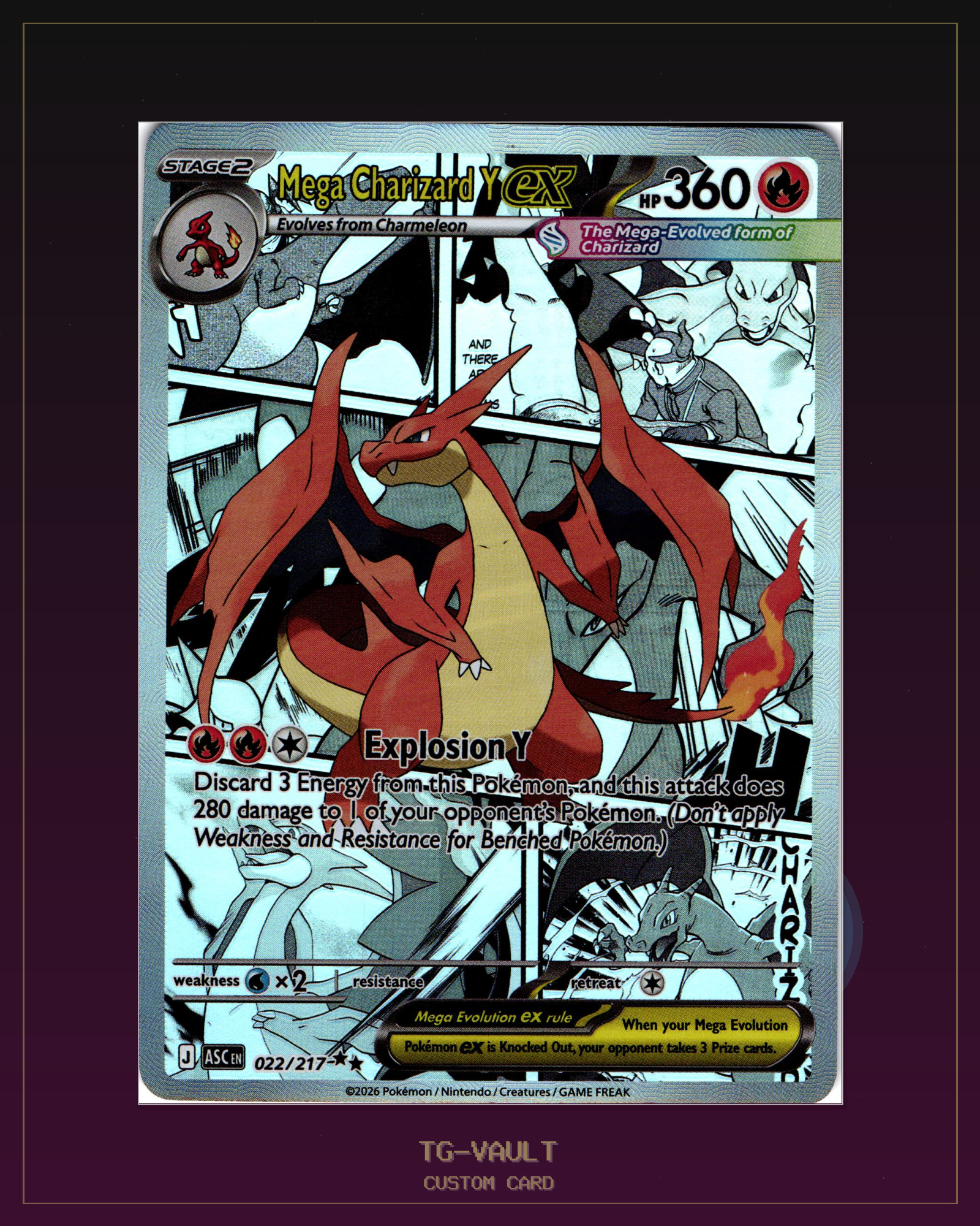 MEGA-CHARIZARD-Y – COMIC MEGA-CHARIZARD-Y – COMIC – verfügbar bei TG Vault