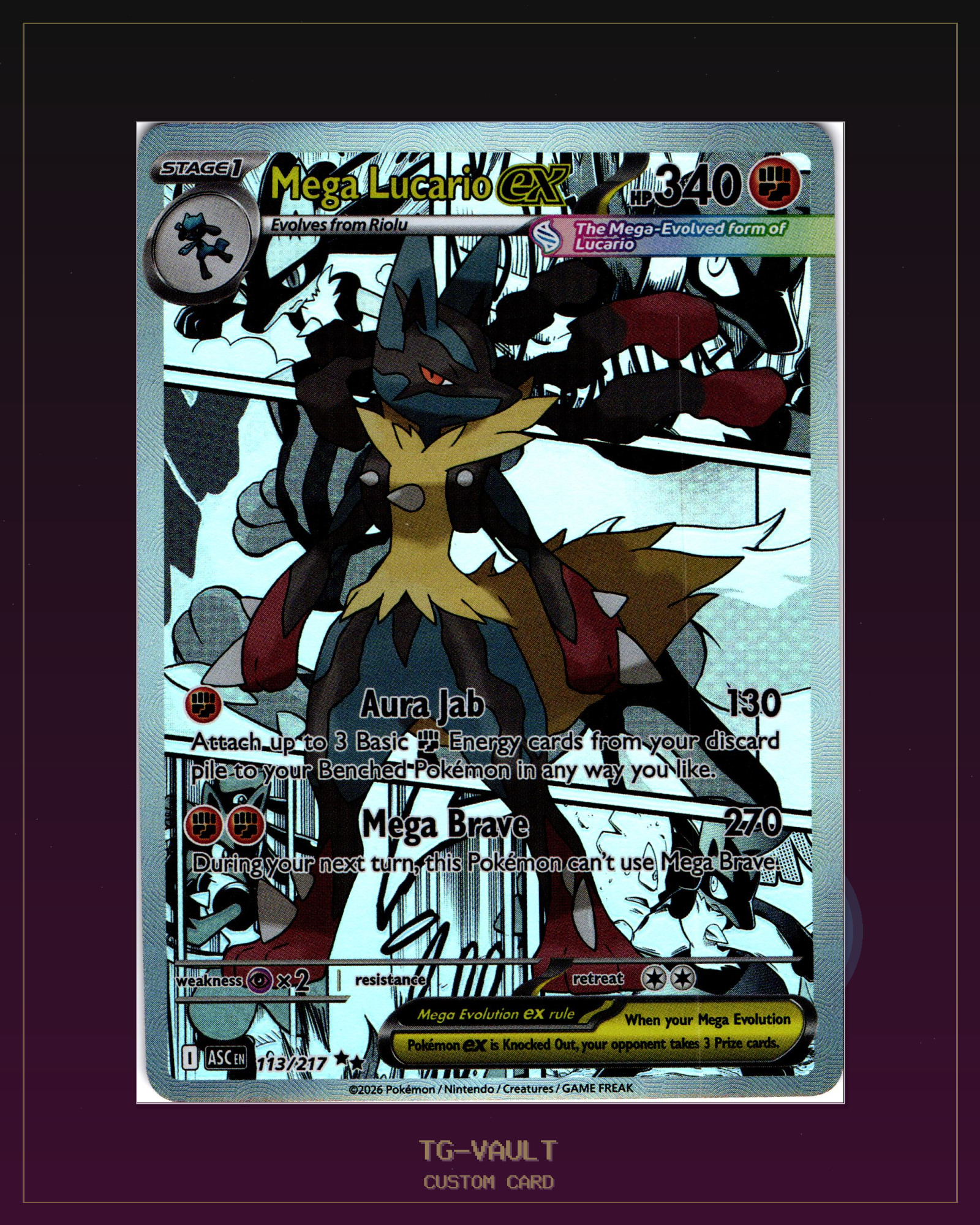 MEGA-LUCARIO – COMIC MEGA-LUCARIO – COMIC – verfügbar bei TG Vault