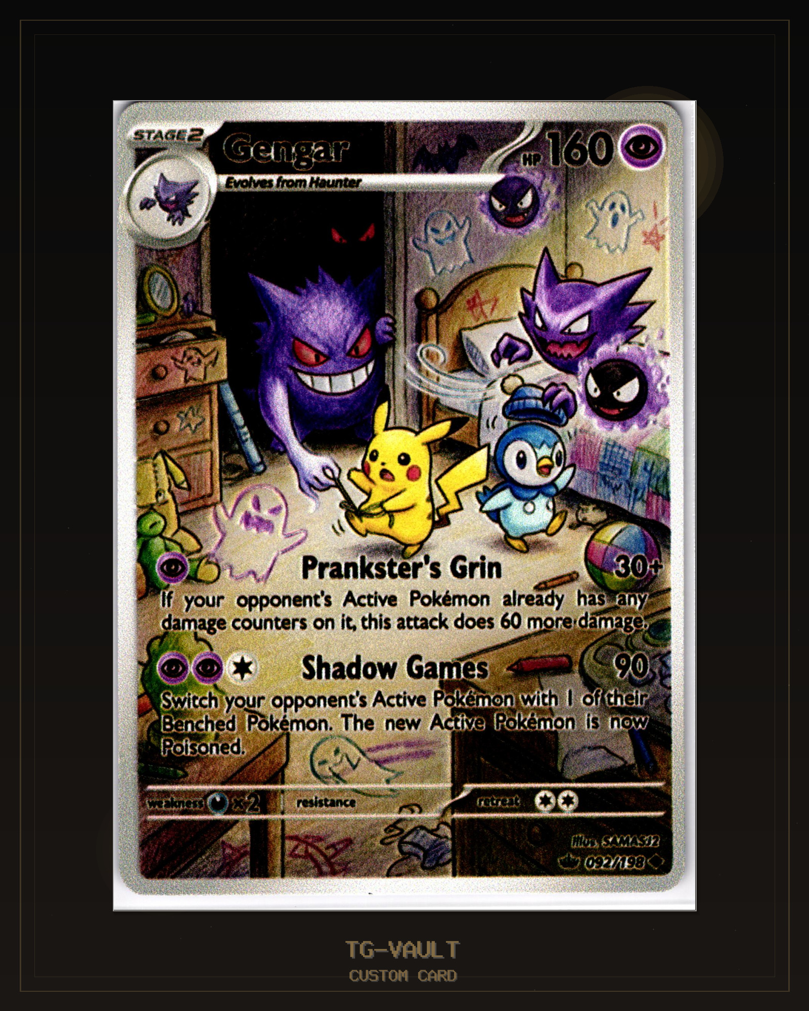 GENGAR-PRANKSTER-GRIN – GENGAR-PLAY GENGAR-PRANKSTER-GRIN – GENGAR-PLAY – aktuell ausverkauft bei TG Vault