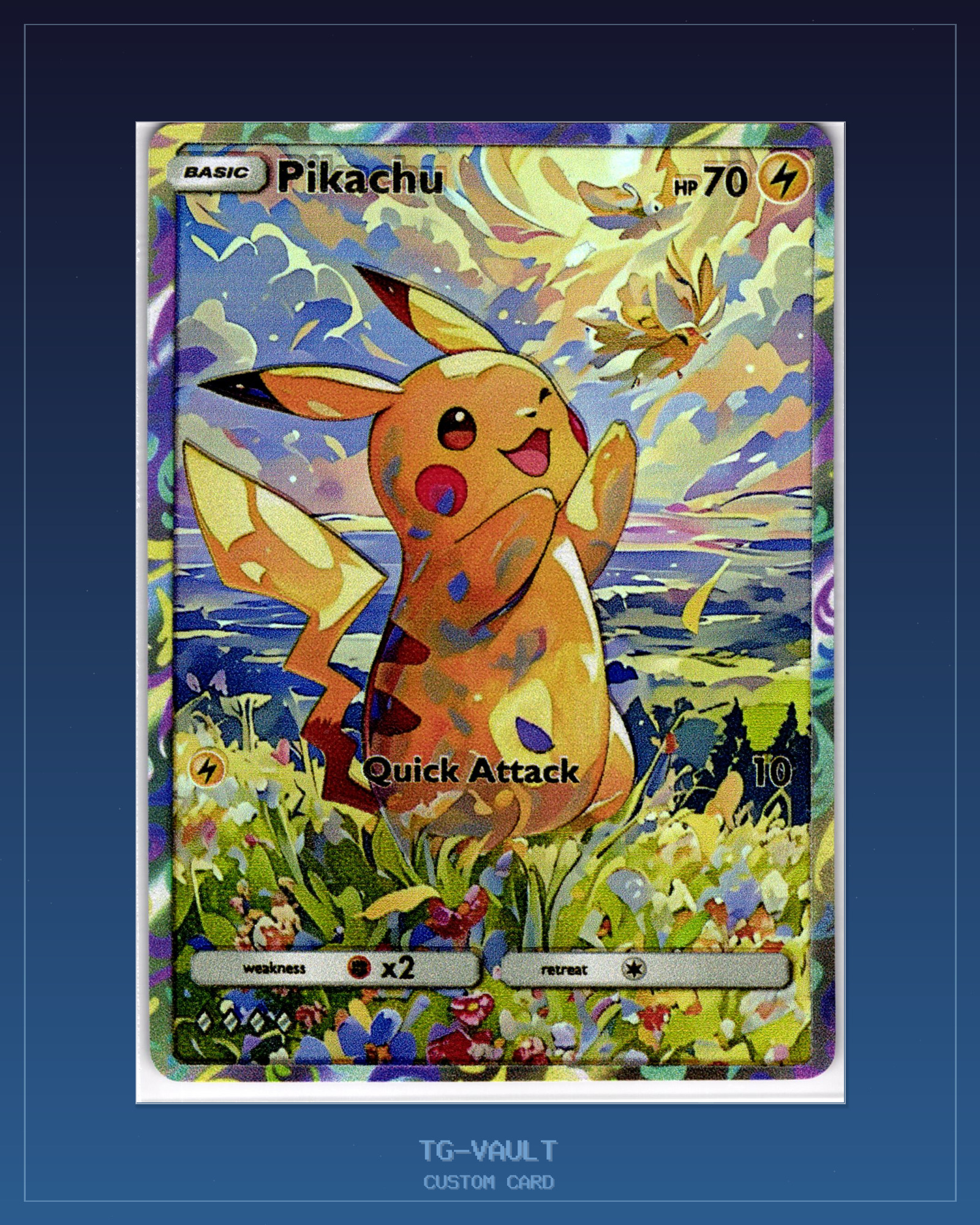 PIKACHU – WATERCOLOR PIKACHU – WATERCOLOR – verfügbar bei TG Vault