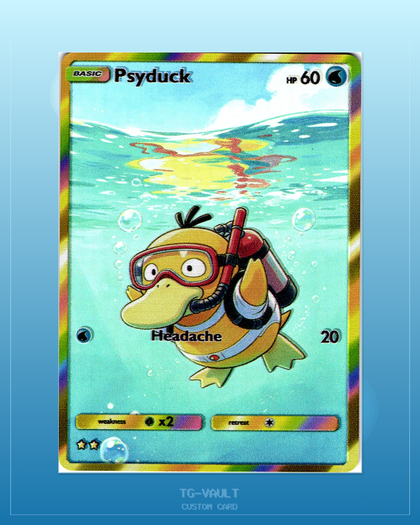 PSYDUCK-C – OCEAN-ART PSYDUCK-C – OCEAN-ART – aktuell ausverkauft bei TG Vault