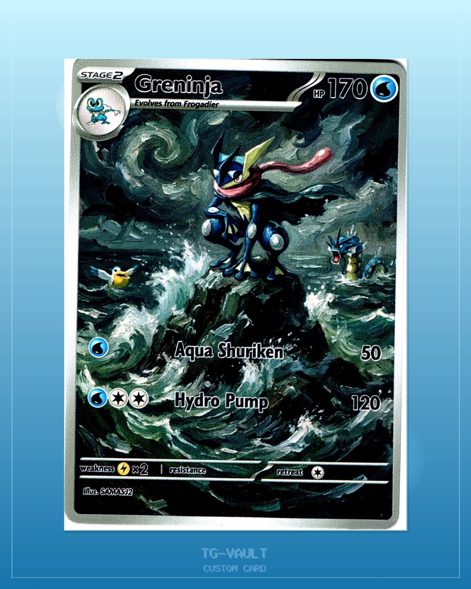 GRENINJA – OCEAN-ART GRENINJA – OCEAN-ART – aktuell ausverkauft bei TG Vault