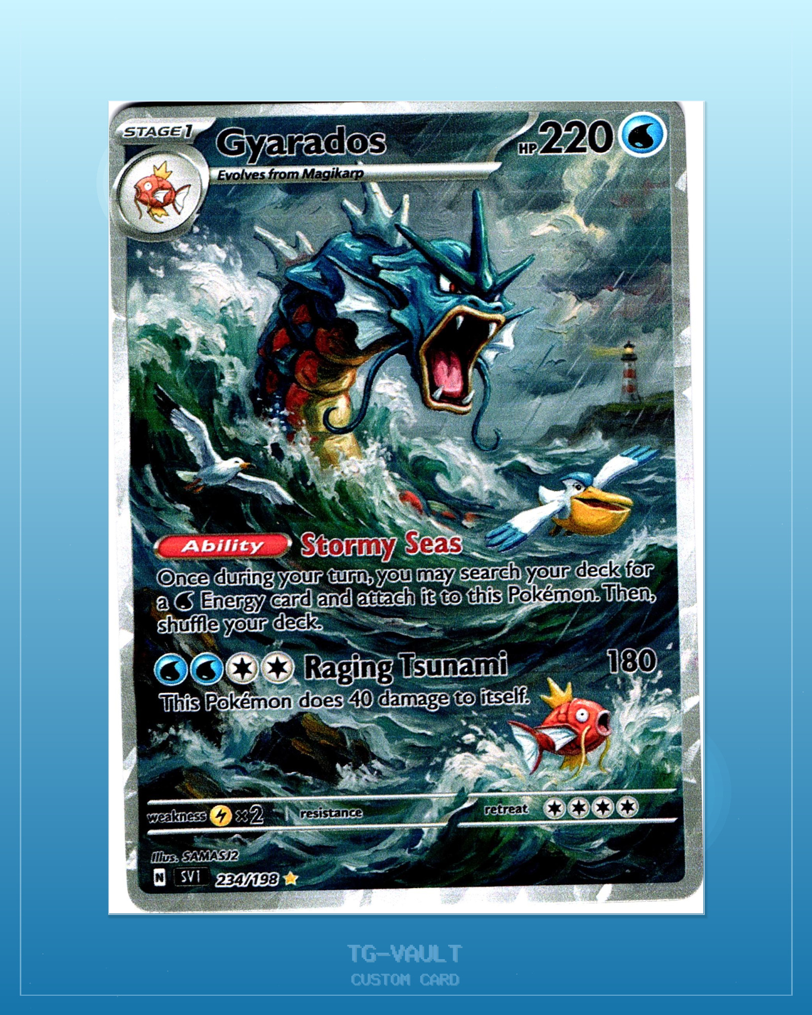 GYARADOS – OCEAN-ART GYARADOS – OCEAN-ART – aktuell ausverkauft bei TG Vault