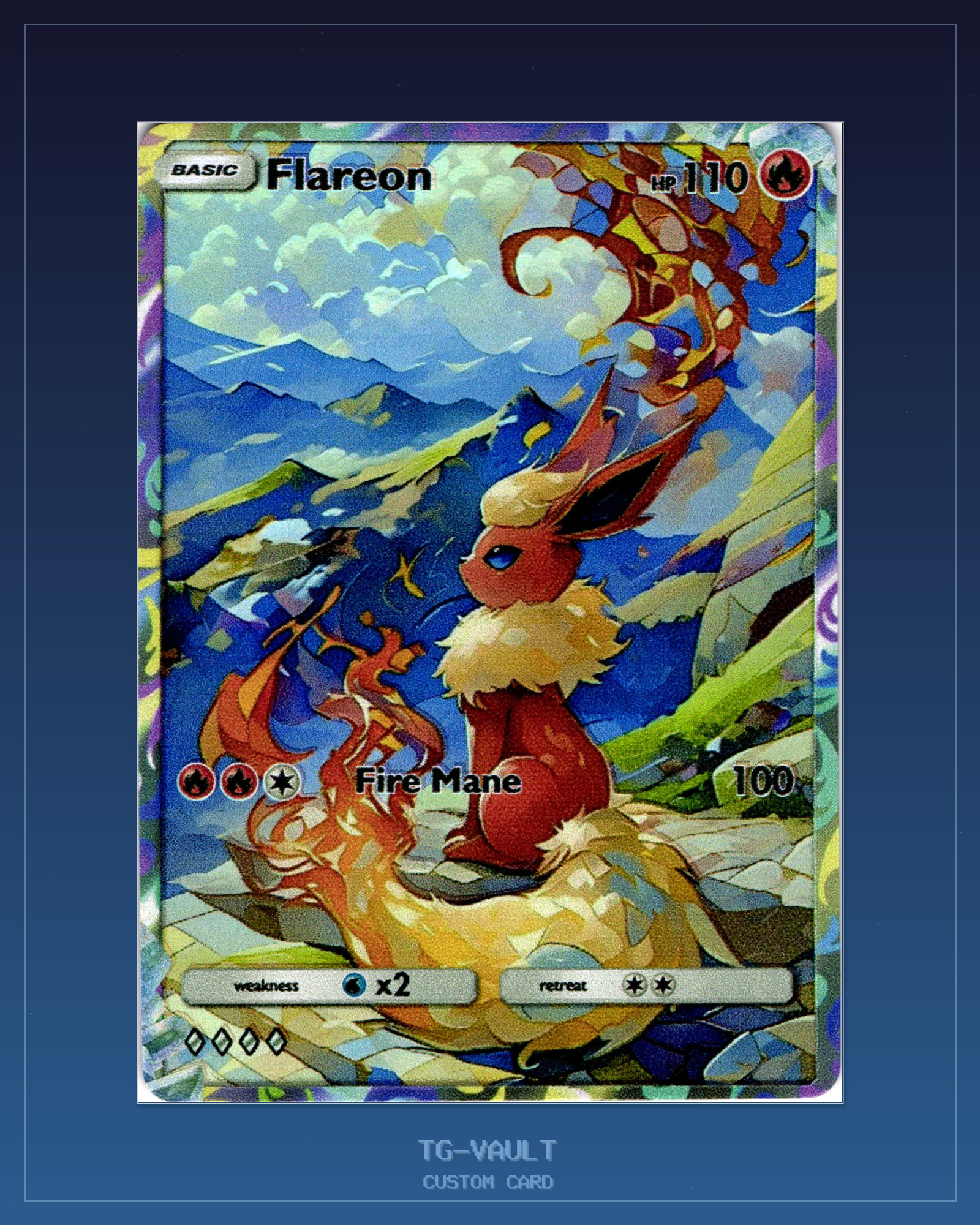 FLAREON – WATERCOLOR FLAREON – WATERCOLOR – verfügbar bei TG Vault
