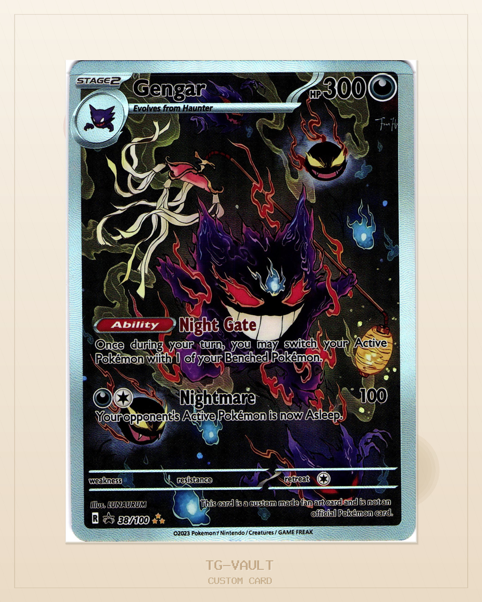 GENGAR--NIGHT-GATE – JAPANESE ARTWORK GENGAR--NIGHT-GATE – JAPANESE ARTWORK – verfügbar bei TG Vault