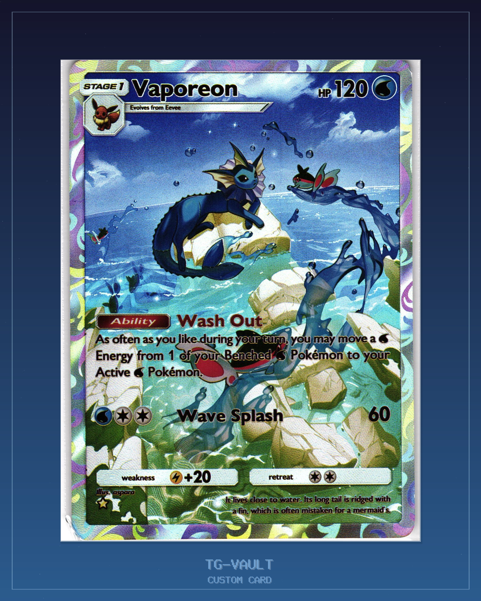 VAPOREON – TCG-POCKET VAPOREON – TCG-POCKET – verfügbar bei TG Vault