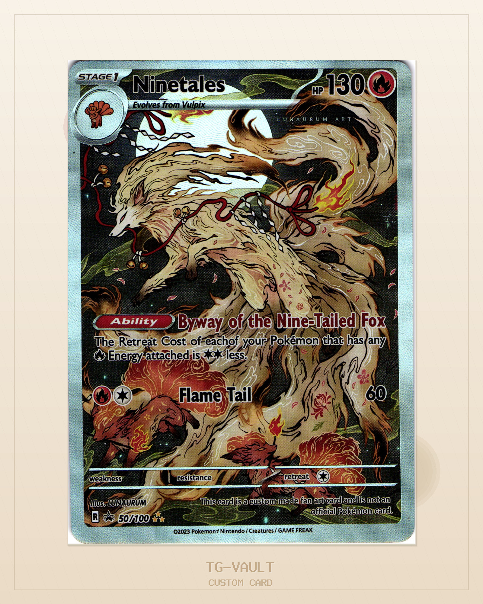 NINETALES – JAPANESE ARTWORK NINETALES – JAPANESE ARTWORK – aktuell ausverkauft bei TG Vault