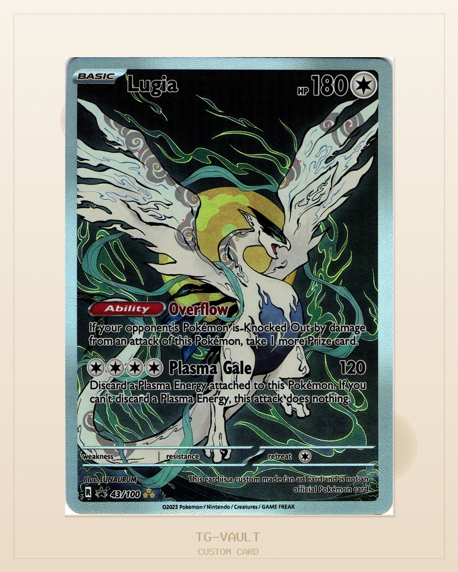 LUGIA – JAPANESE ARTWORK LUGIA – JAPANESE ARTWORK – verfügbar bei TG Vault