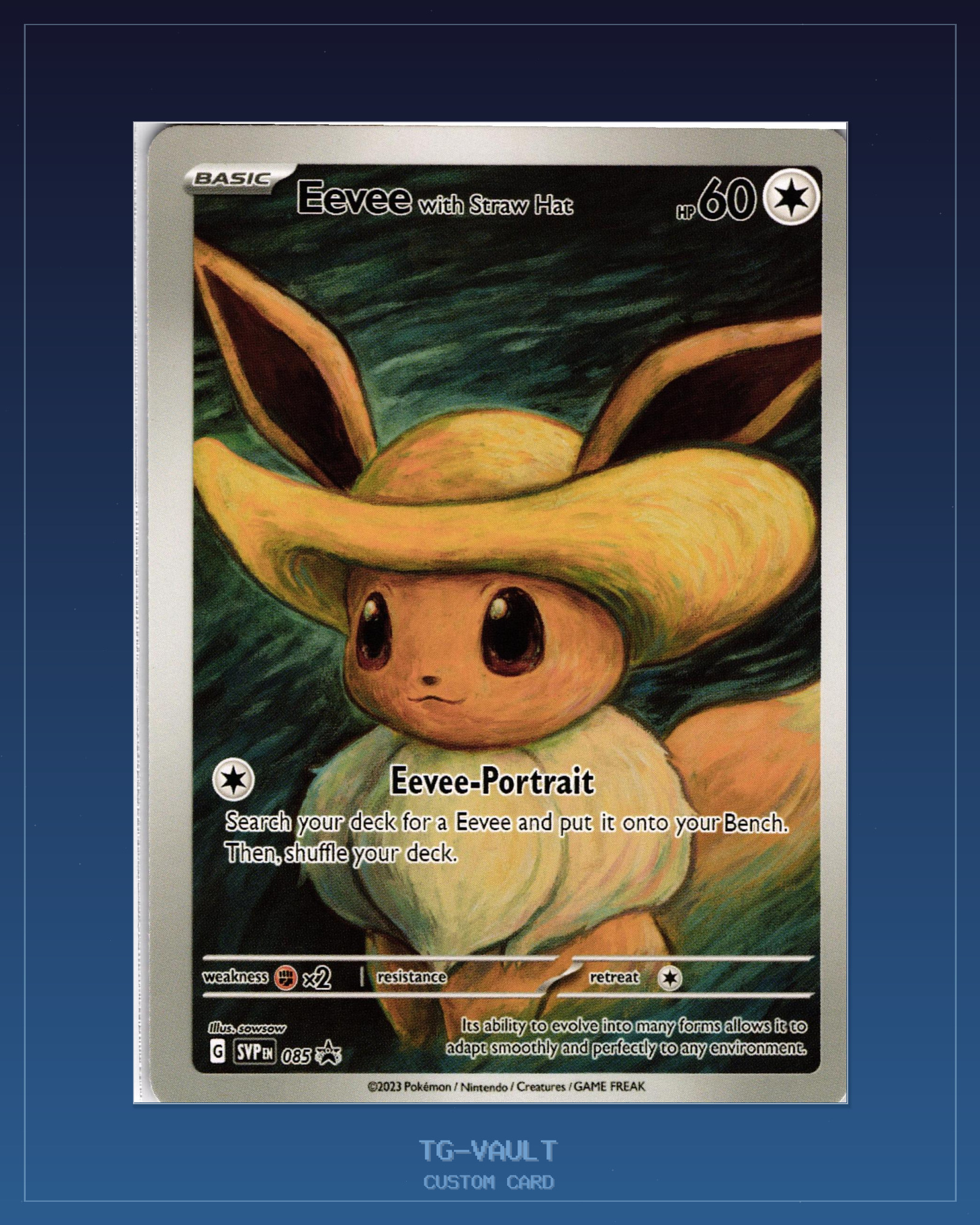 EEVEE-STRAW-HAT – VAN-GOGH EEVEE-STRAW-HAT – VAN-GOGH – verfügbar bei TG Vault