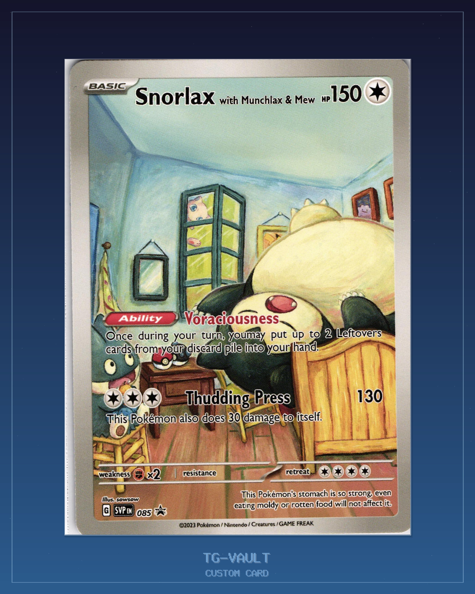 SNORLAX-MUNCHLAX-MEW – VAN-GOGH SNORLAX-MUNCHLAX-MEW – VAN-GOGH – verfügbar bei TG Vault