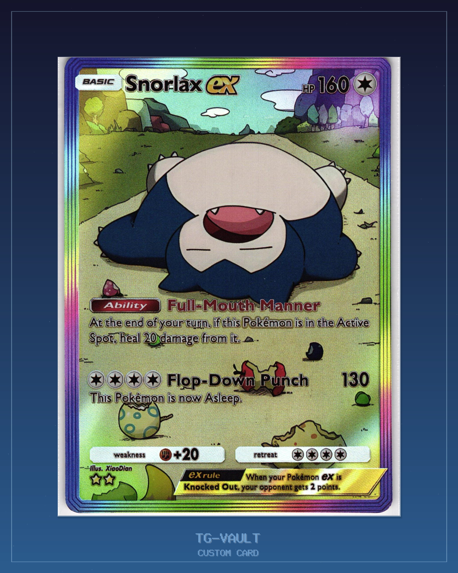 SNORLAX – TCG-POCKET – Custom Card Fan-Art