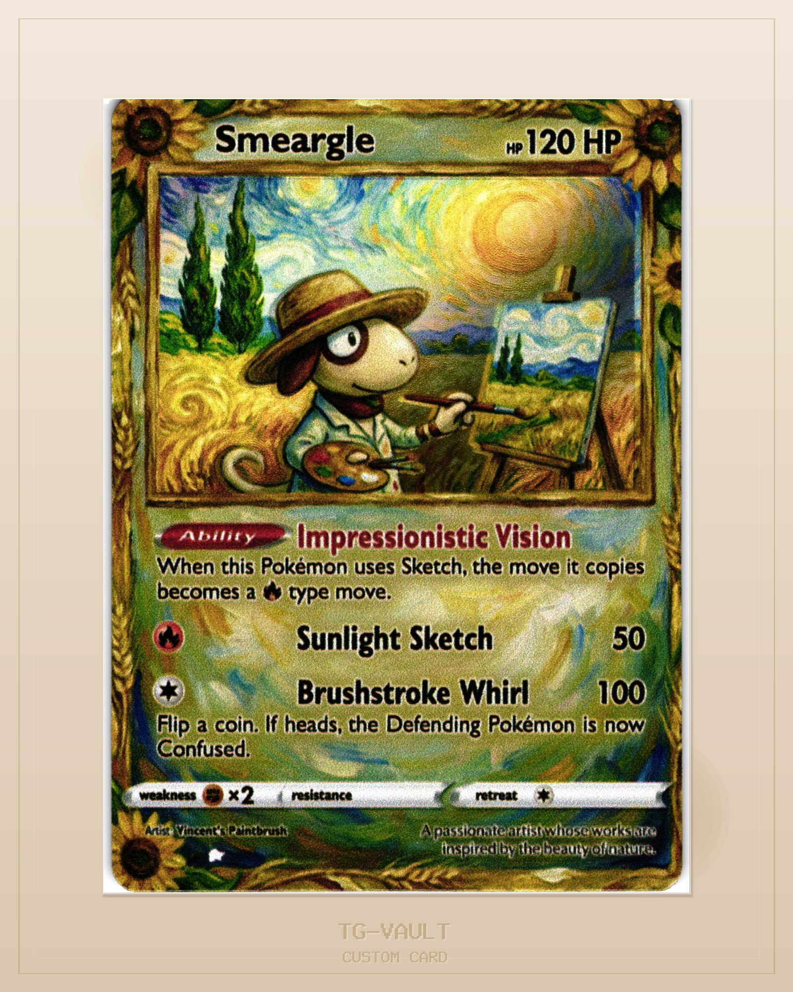 SMEARGLE-VAN-GOGH – ARTWORK SMEARGLE-VAN-GOGH – ARTWORK – verfügbar bei TG Vault