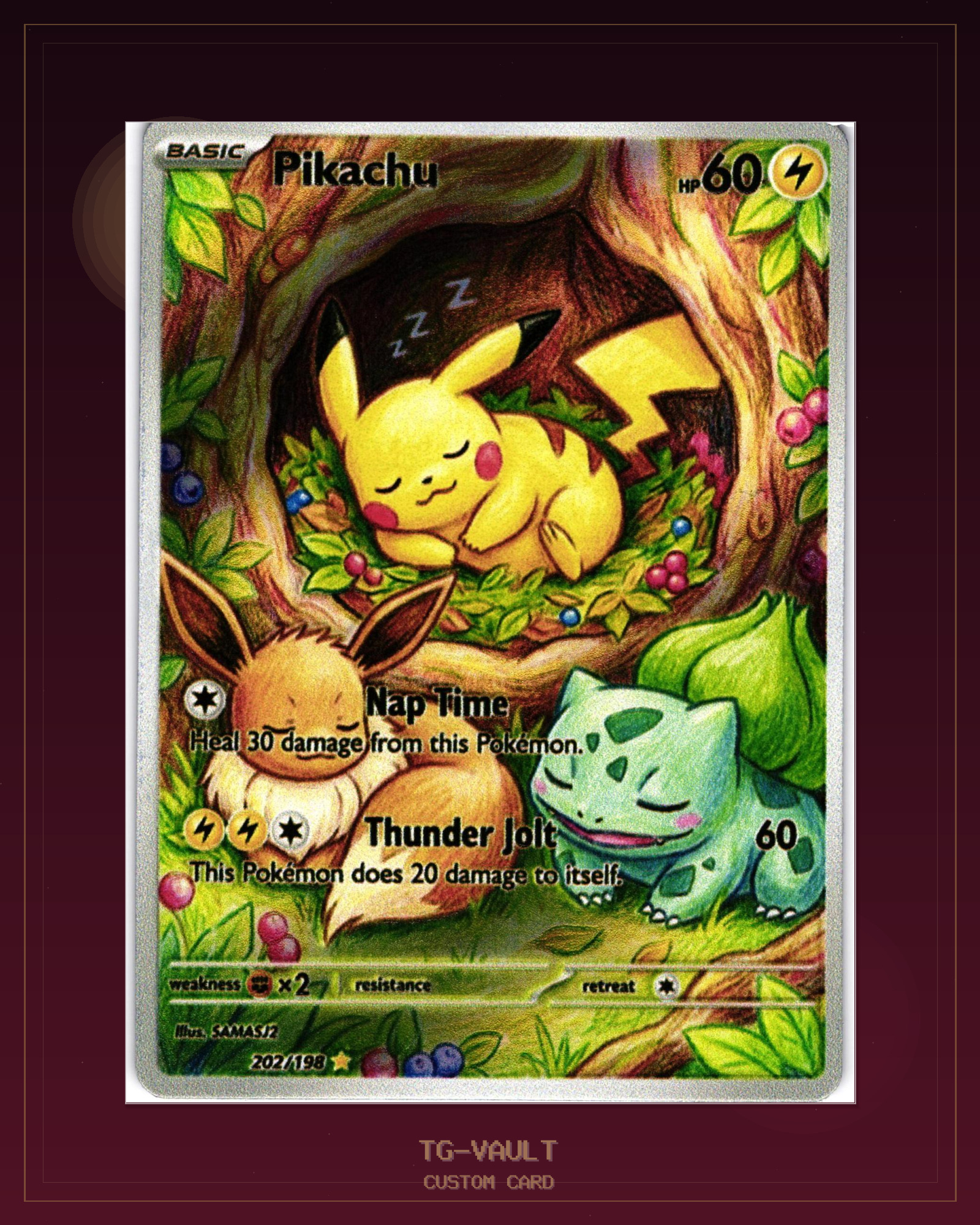 PIKACHU-SLEEPING – FULL-ART PIKACHU-SLEEPING – FULL-ART – aktuell ausverkauft bei TG Vault
