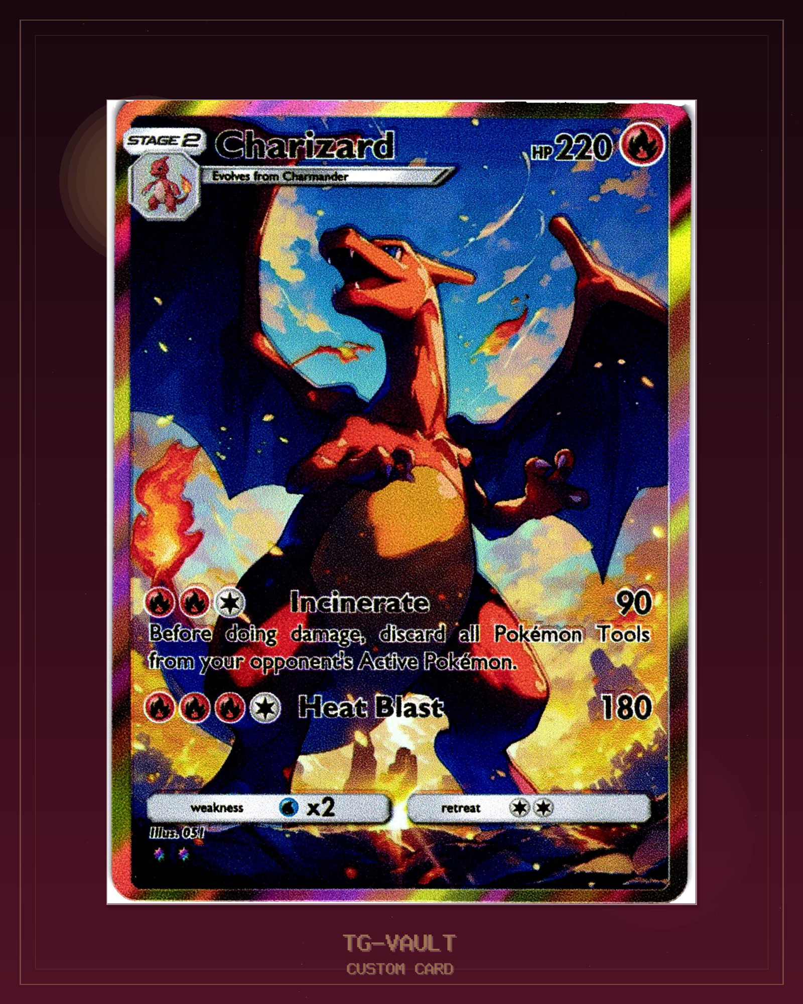 CHARIZARD-INCINERATE – FULL-ART CHARIZARD-INCINERATE – FULL-ART – verfügbar bei TG Vault
