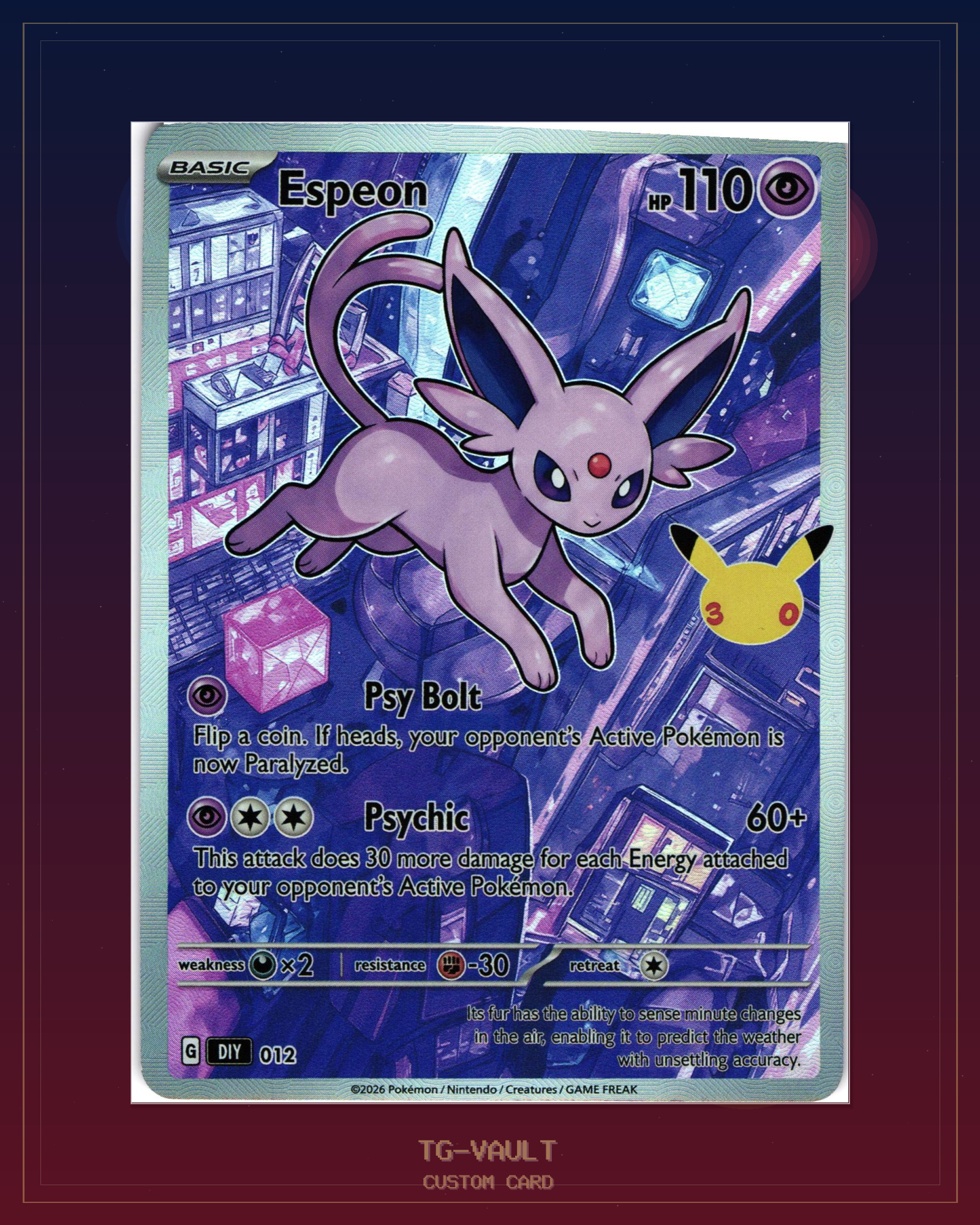 ESPEON – 30TH ANNIVERSARY ESPEON – 30TH ANNIVERSARY – verfügbar bei TG Vault