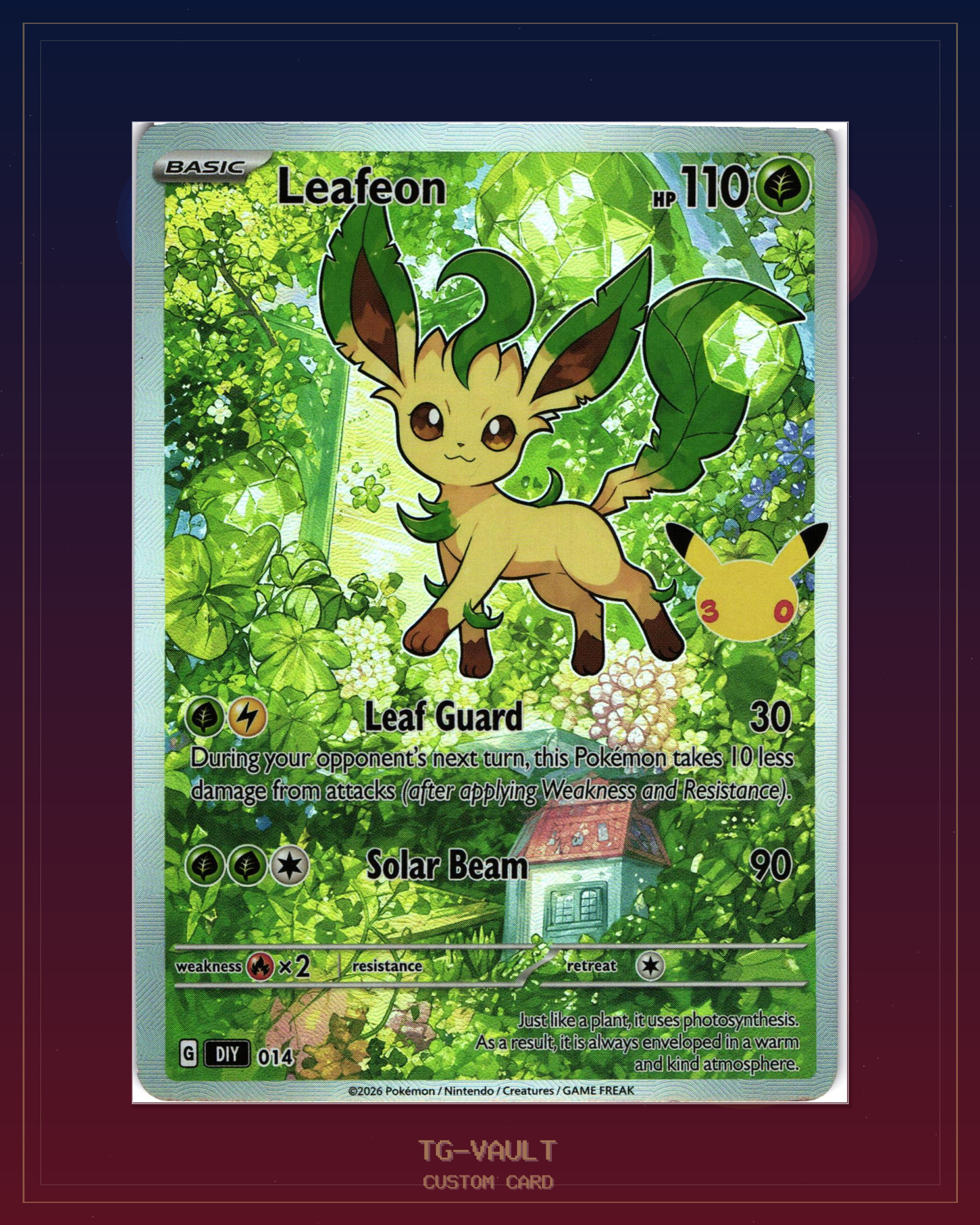 LEAFEON – 30TH ANNIVERSARY LEAFEON – 30TH ANNIVERSARY – verfügbar bei TG Vault