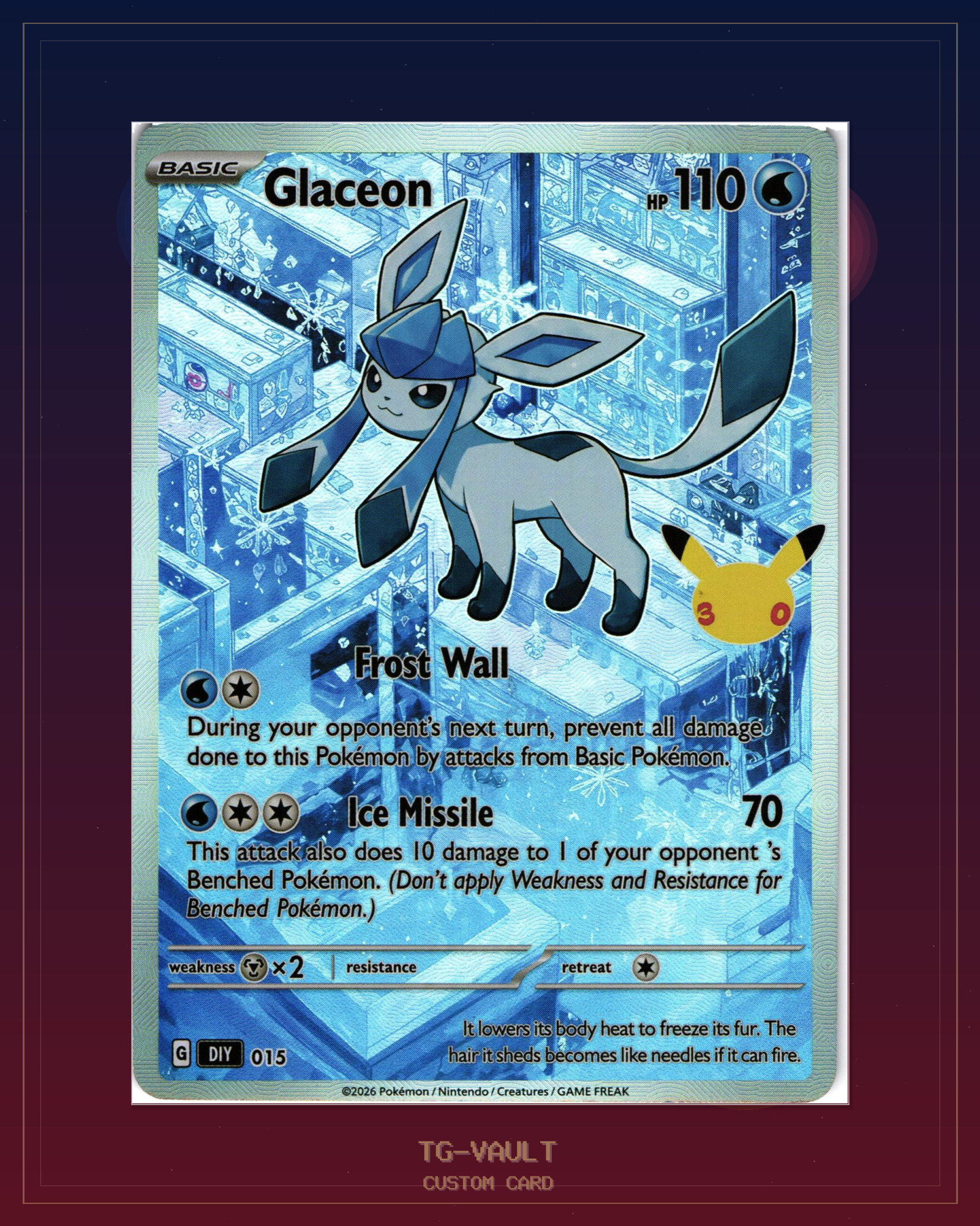 GLACEON – 30TH ANNIVERSARY GLACEON – 30TH ANNIVERSARY – verfügbar bei TG Vault