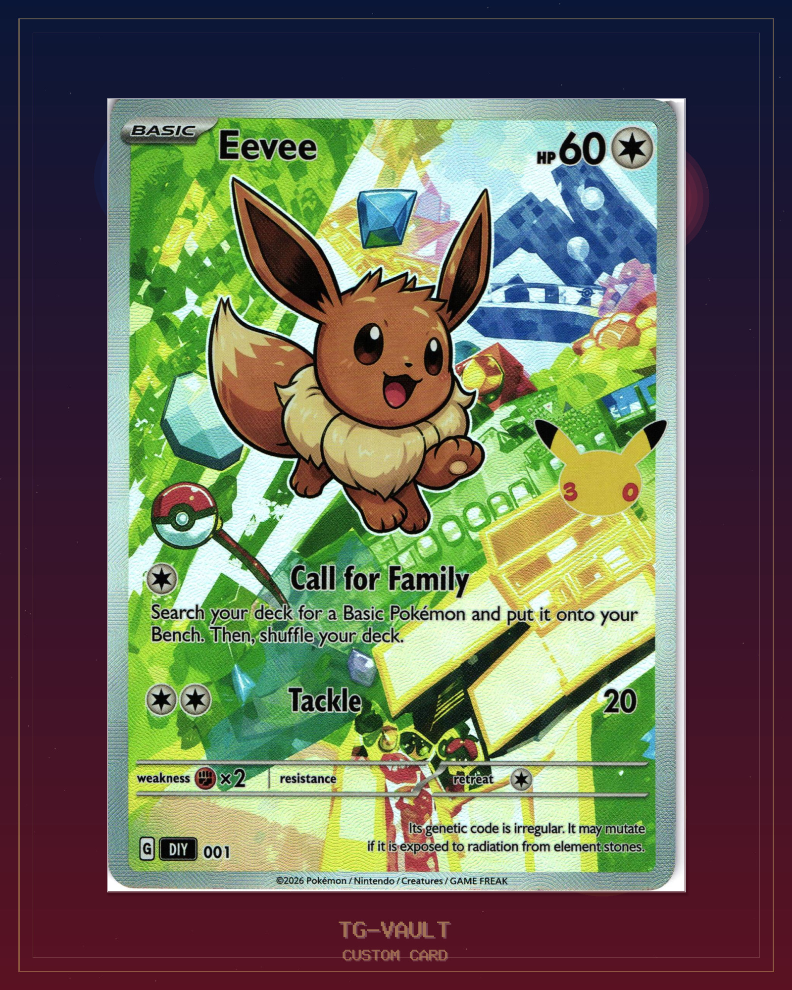 EEVEE – 30TH ANNIVERSARY EEVEE – 30TH ANNIVERSARY – verfügbar bei TG Vault