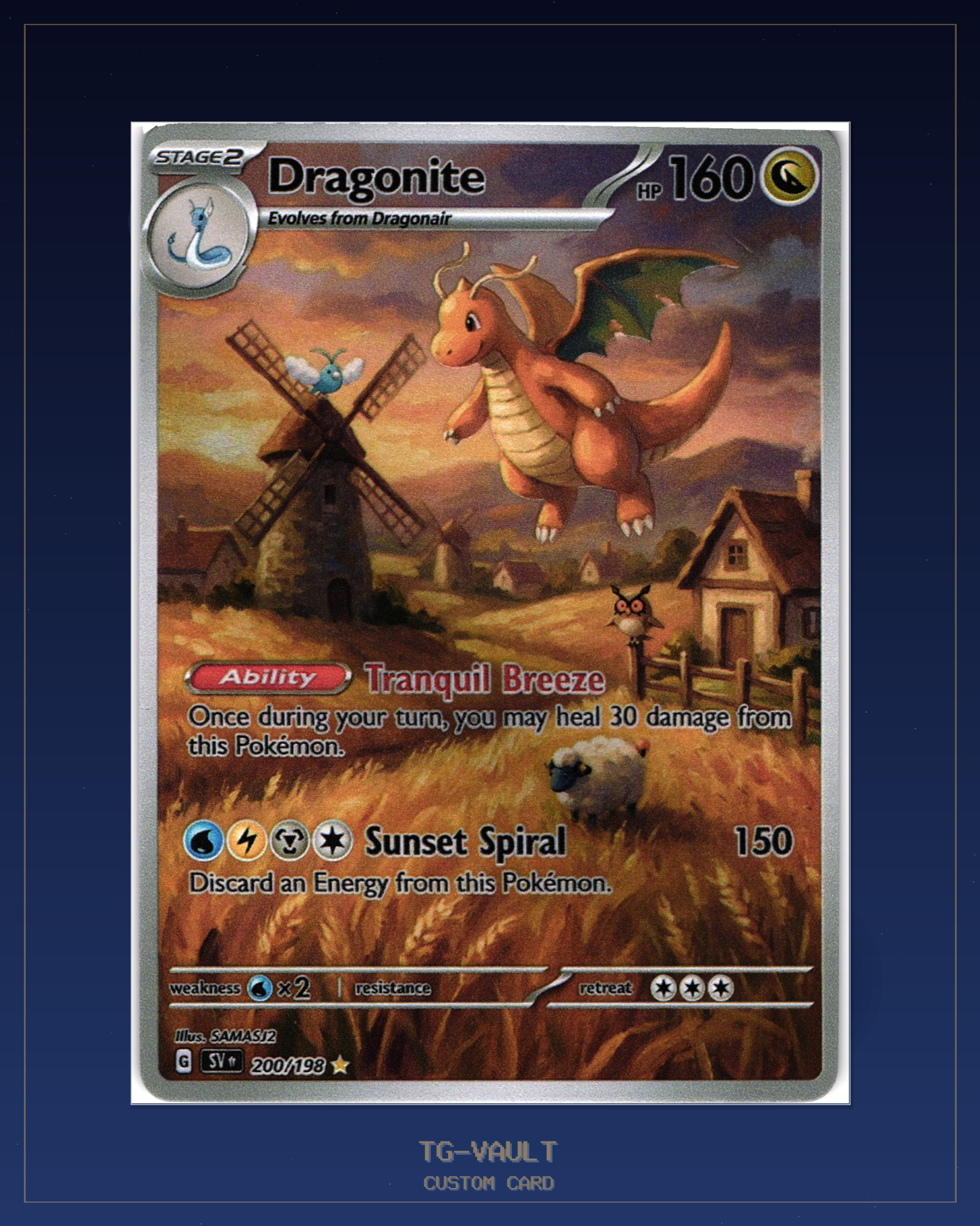 DRAGONITE – SUNSET WINDMILL DRAGONITE – SUNSET WINDMILL – verfügbar bei TG Vault
