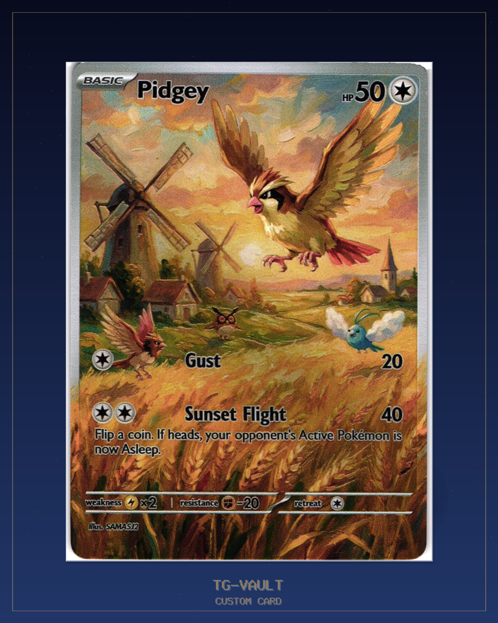 PIDGEY – SUNSET WINDMILL PIDGEY – SUNSET WINDMILL – verfügbar bei TG Vault