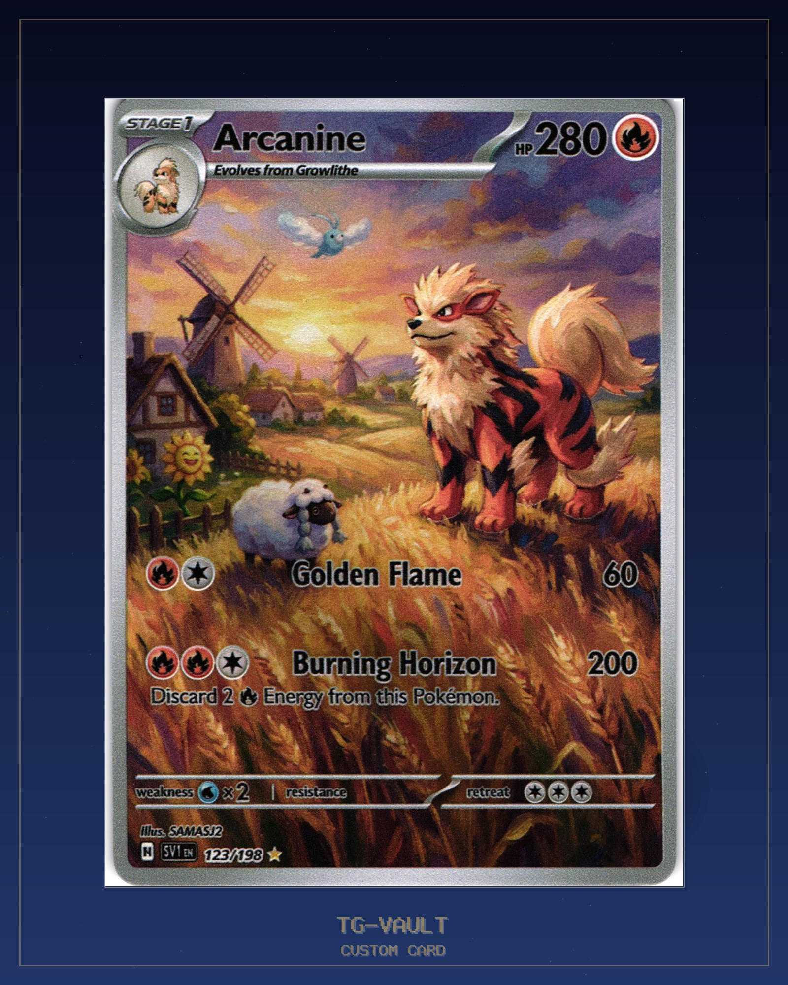 ARCANINE – SUNSET WINDMILL ARCANINE – SUNSET WINDMILL – verfügbar bei TG Vault