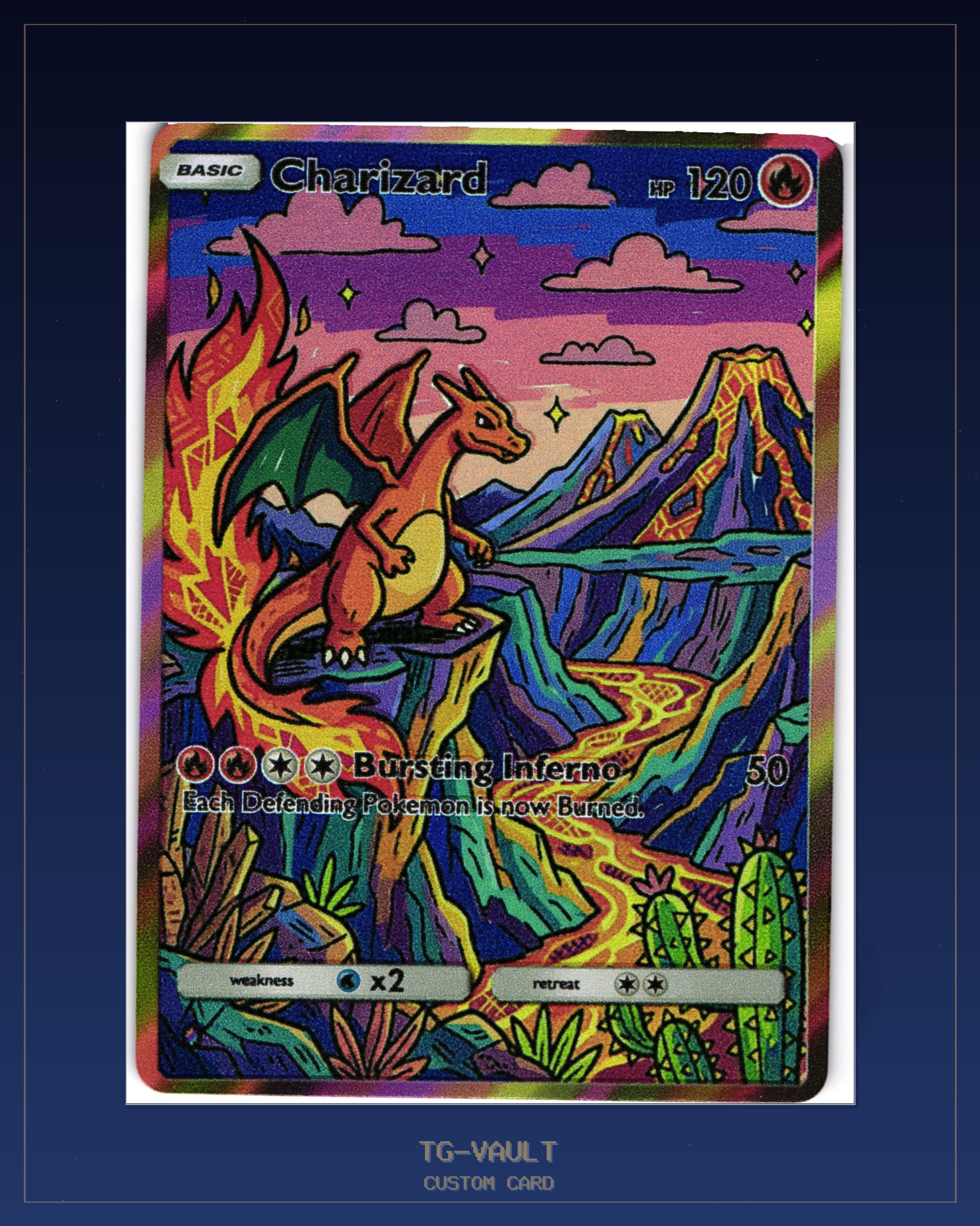 CHARIZARD – BURNING INFERNO MOUNTAIN CHARIZARD – BURNING INFERNO MOUNTAIN – verfügbar bei TG Vault
