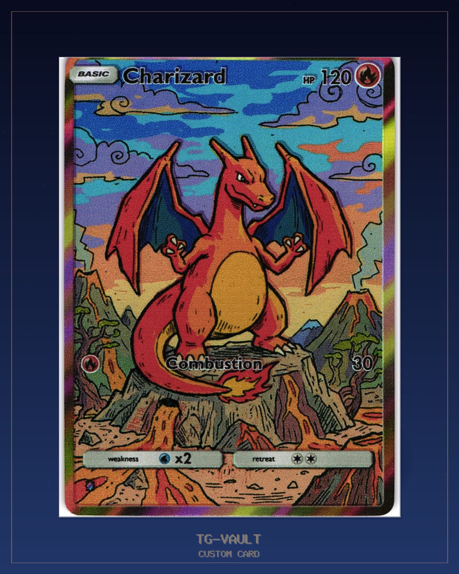 CHARIZARD – DESERT EXHAUSTION SUNSET CHARIZARD – DESERT EXHAUSTION SUNSET – verfügbar bei TG Vault