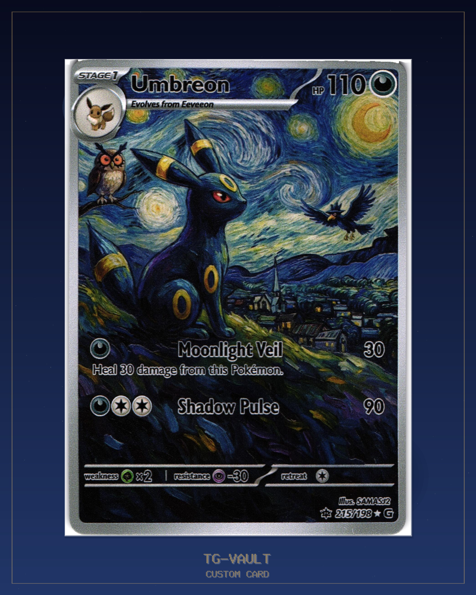 UMBREON – STARRY NIGHT UMBREON – STARRY NIGHT – aktuell ausverkauft bei TG Vault