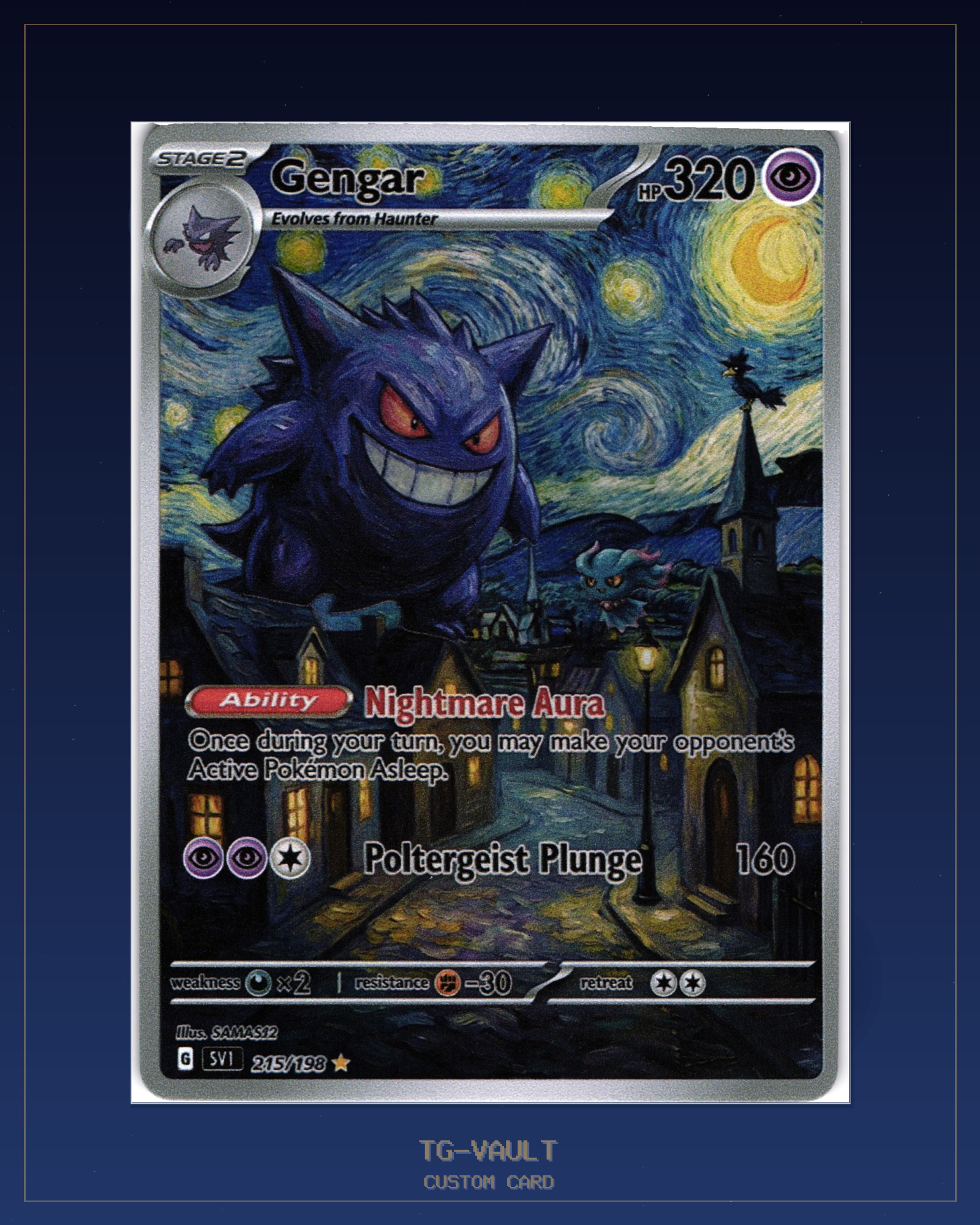 GENGAR – STARRY NIGHT GENGAR – STARRY NIGHT – aktuell ausverkauft bei TG Vault