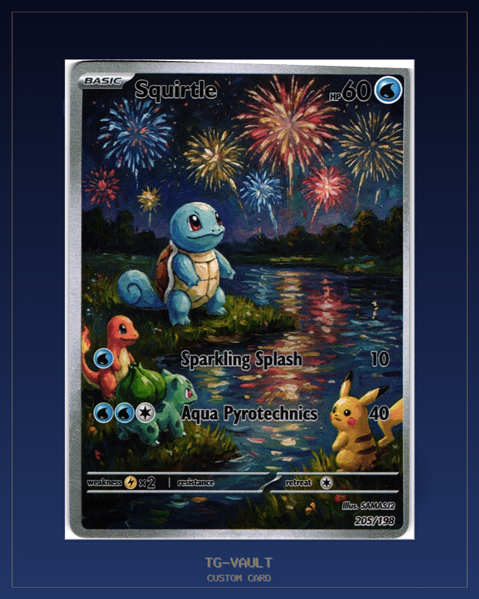 SQUIRTLE – FIREWORKS SQUIRTLE – FIREWORKS – aktuell ausverkauft bei TG Vault