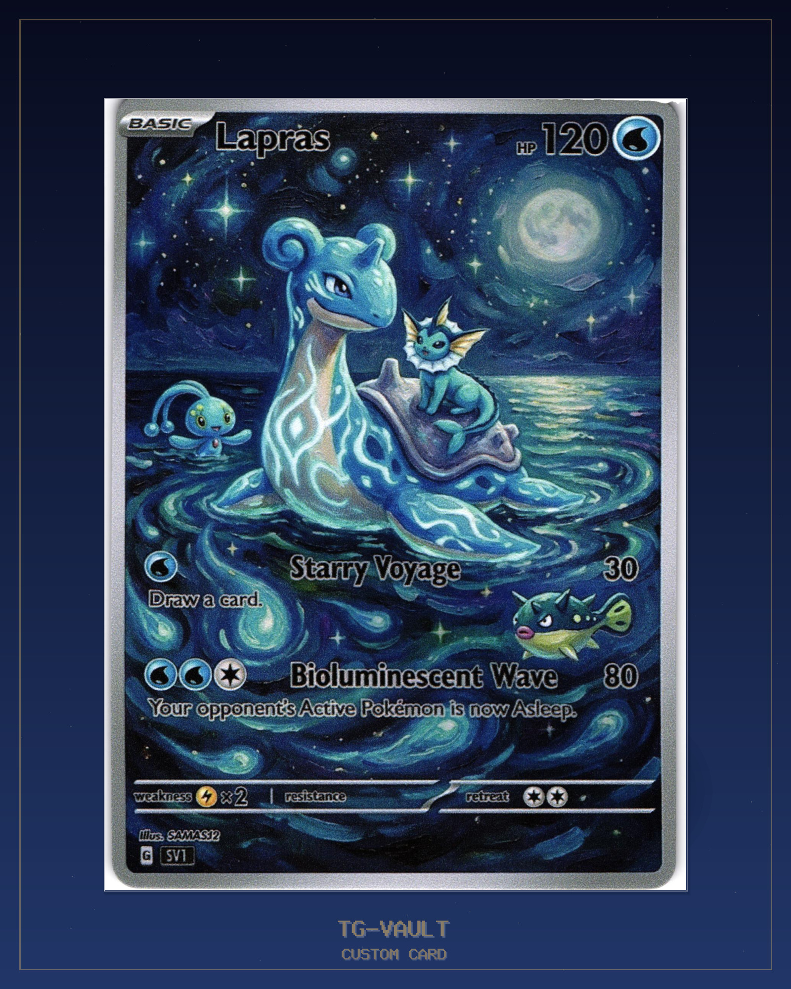 LAPRAS – STARRY NIGHT LAPRAS – STARRY NIGHT – aktuell ausverkauft bei TG Vault