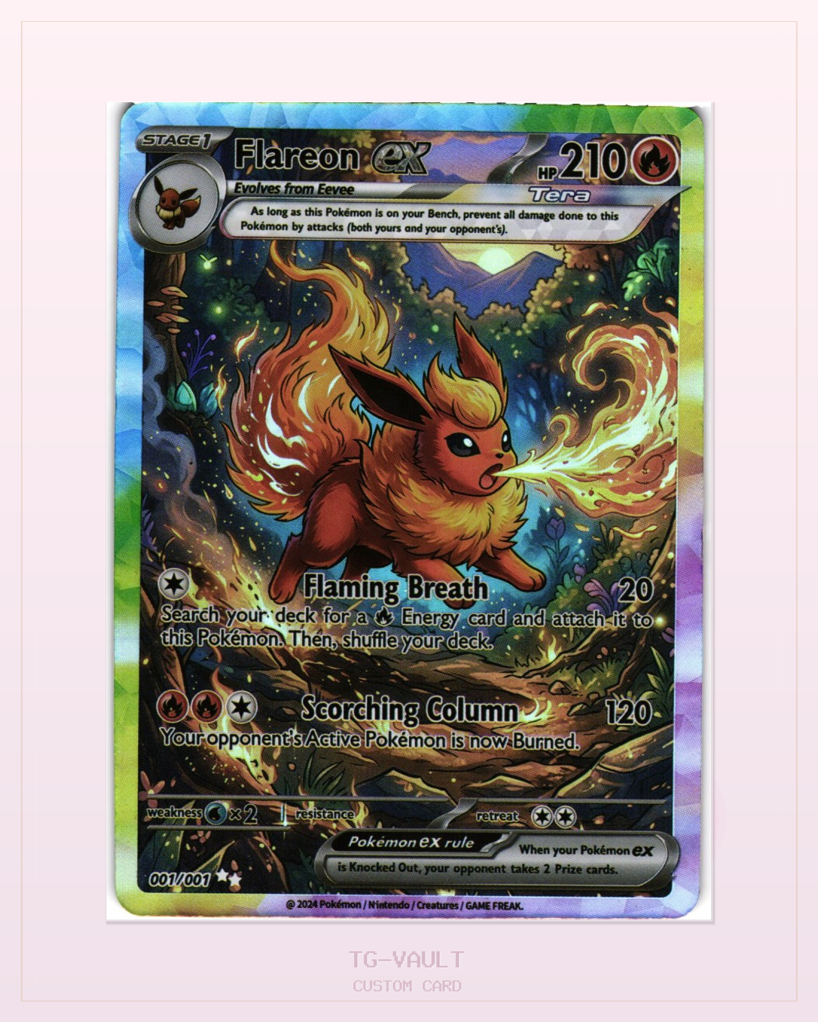 FLAREON EX – EEVEELUTION-FULLART FLAREON EX – EEVEELUTION-FULLART – verfügbar bei TG Vault