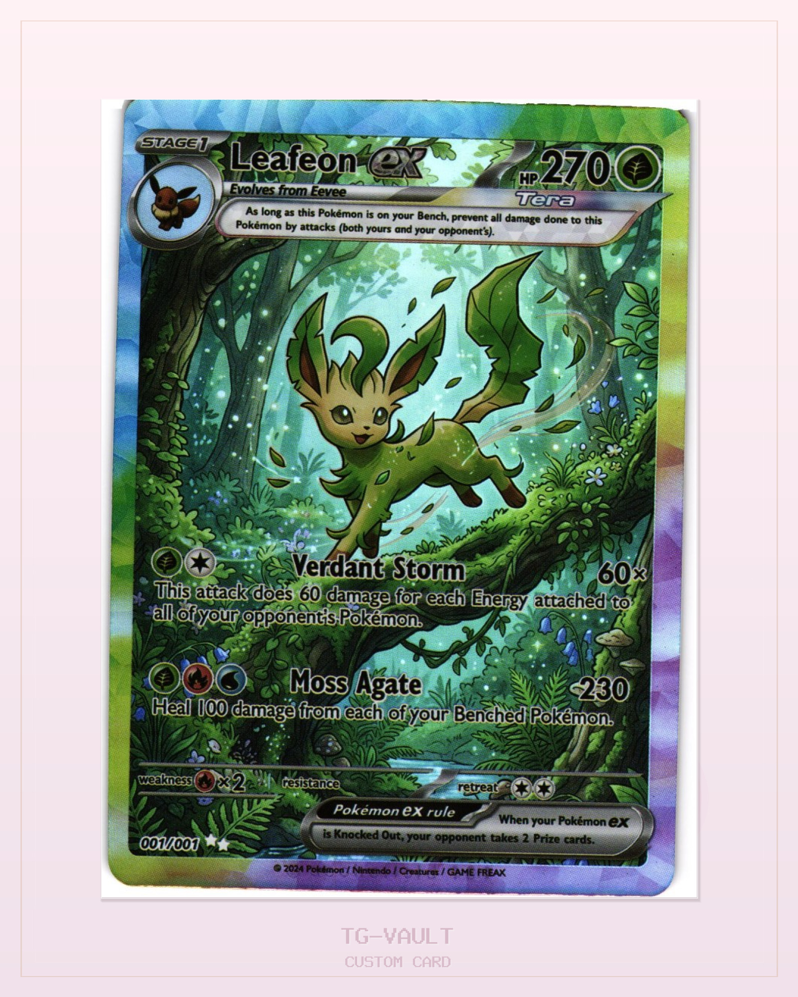LEAFEON EX – EEVEELUTION-FULLART LEAFEON EX – EEVEELUTION-FULLART – verfügbar bei TG Vault