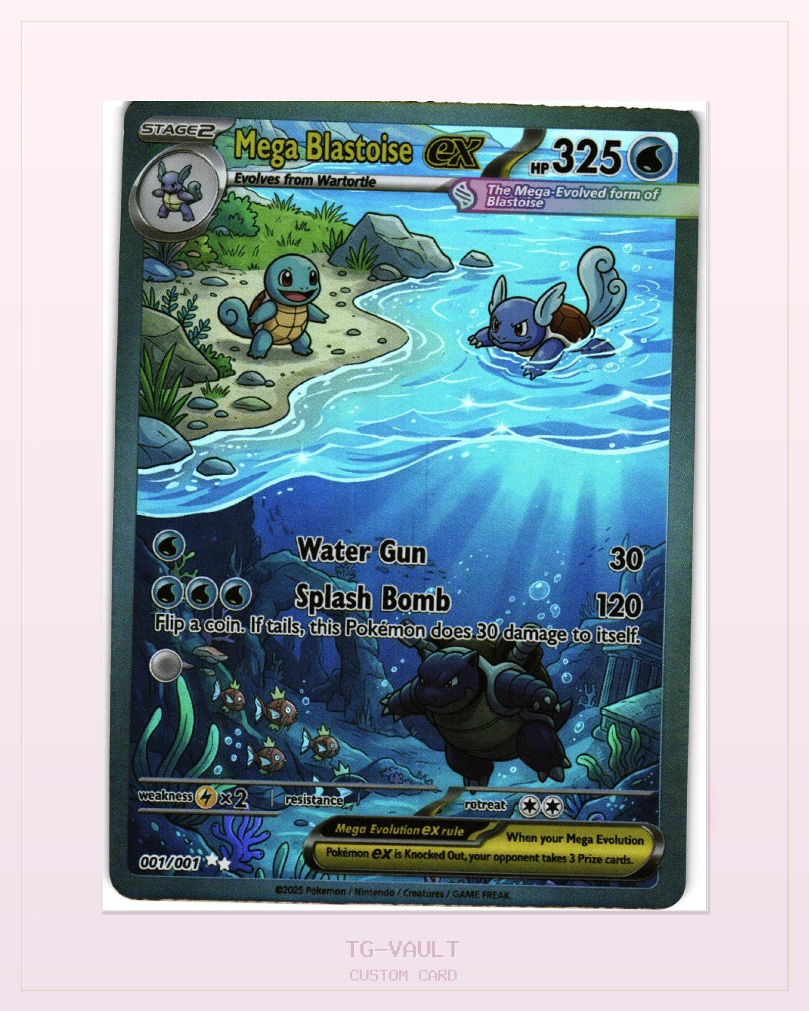 MEGA BLASTOISE EX – ENTWICKLUNGEN MEGA BLASTOISE EX – ENTWICKLUNGEN – aktuell ausverkauft bei TG Vault