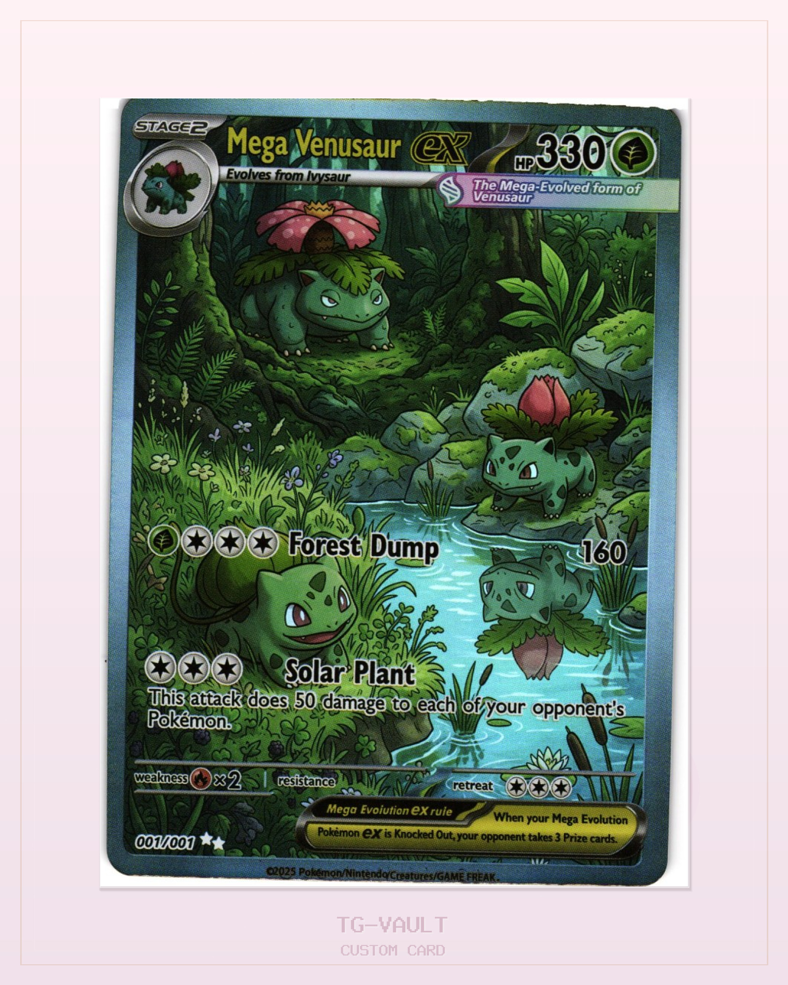 MEGA VENUSAUR EX – ENTWICKLUNGEN MEGA VENUSAUR EX – ENTWICKLUNGEN – aktuell ausverkauft bei TG Vault