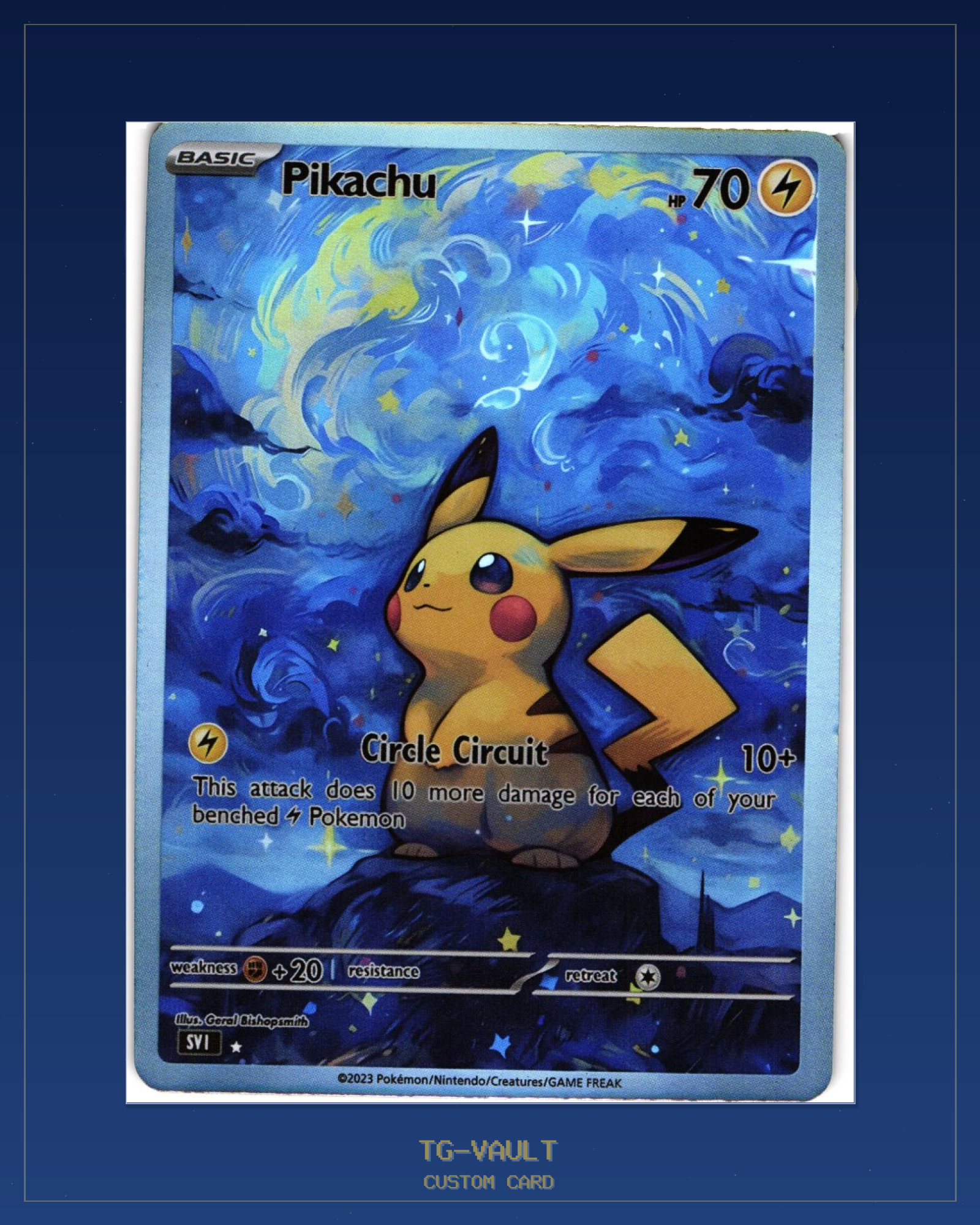 PIKACHU – VAN-GOGH PIKACHU – VAN-GOGH – verfügbar bei TG Vault