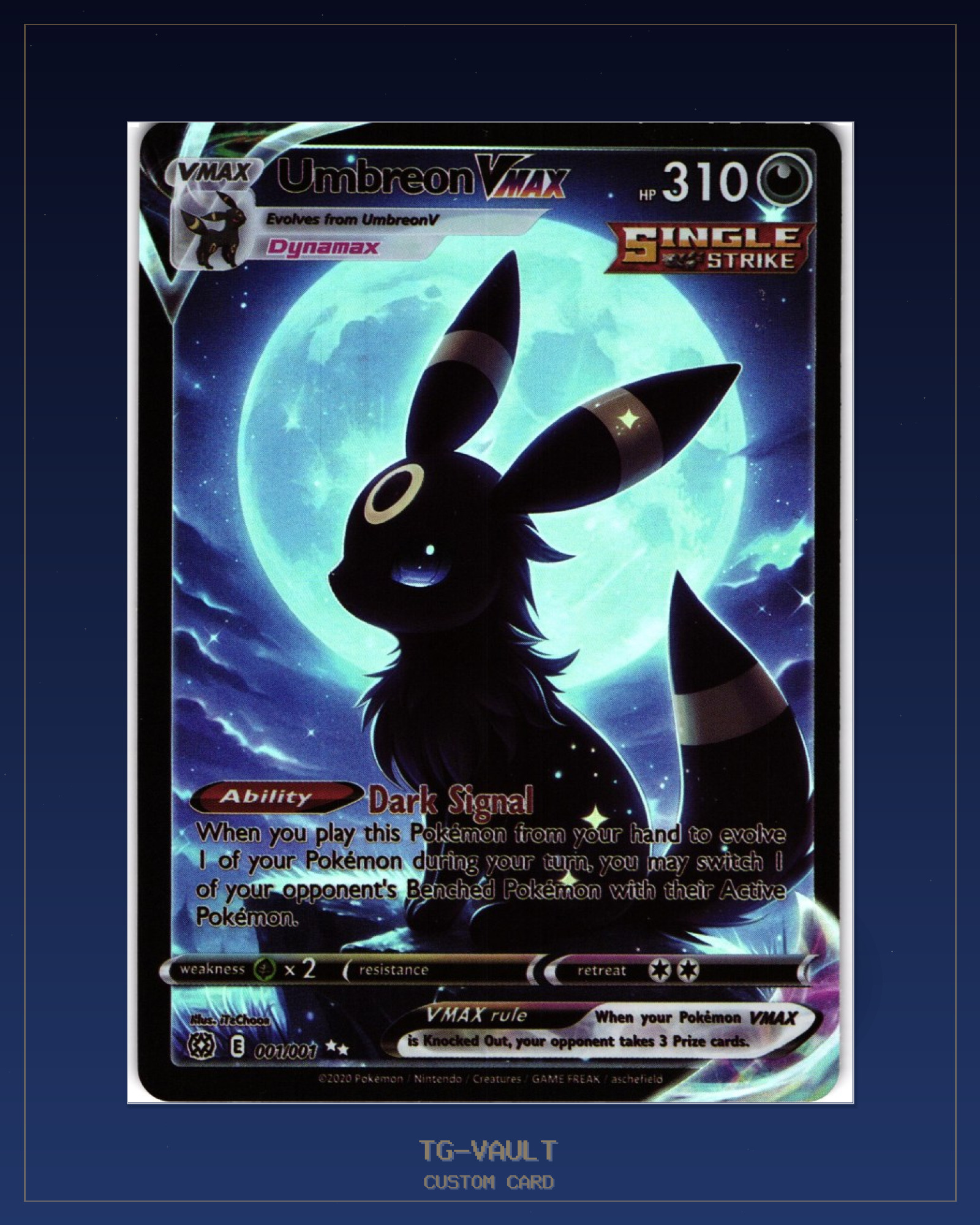 UMBREON VMAX 3 – STARRY-NIGHT UMBREON VMAX 3 – STARRY-NIGHT – aktuell ausverkauft bei TG Vault